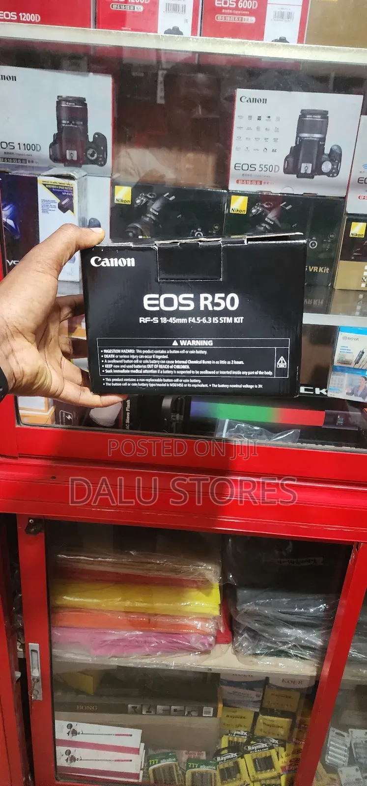 Canon Eos R50 Mirrorless Camera With 18-45mm Lens