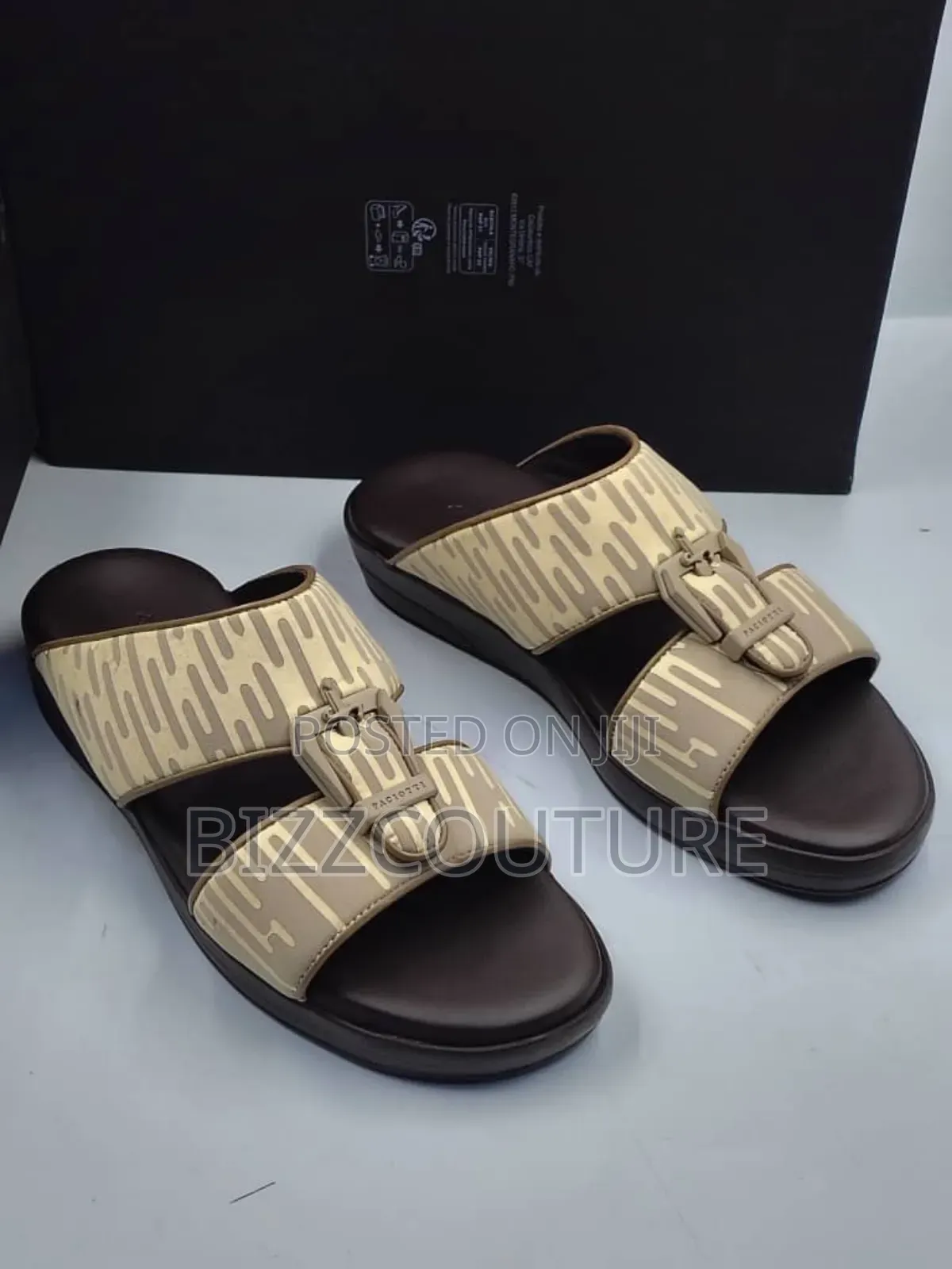 Original Italian Cesare Paciotti Slippers Available in Store