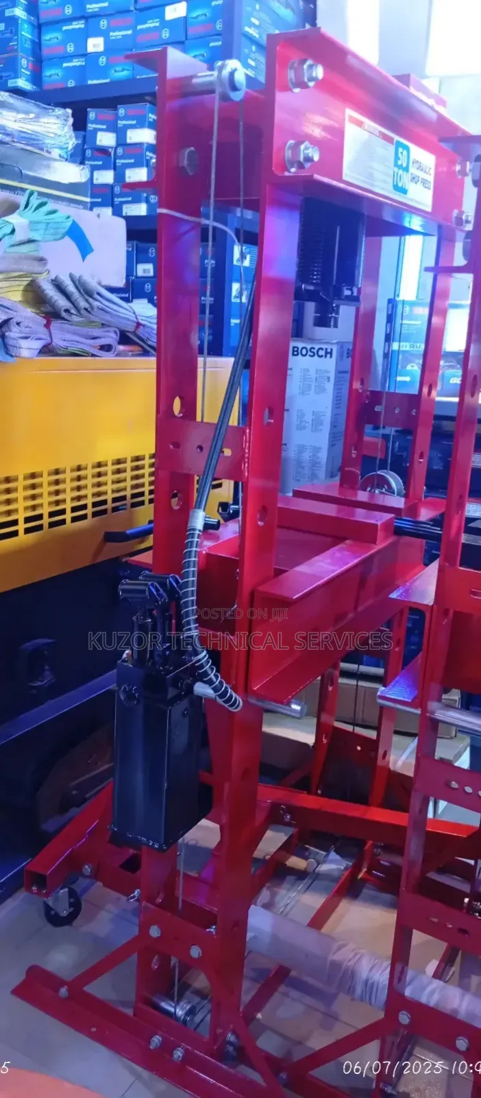 50 Ton Hydraulic Shop Press