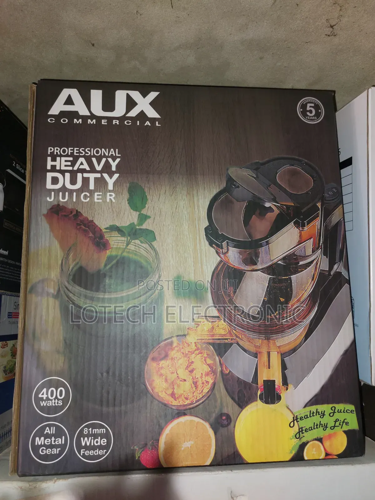 Aux Slow Heavy-Duty Slow Juicer 400w