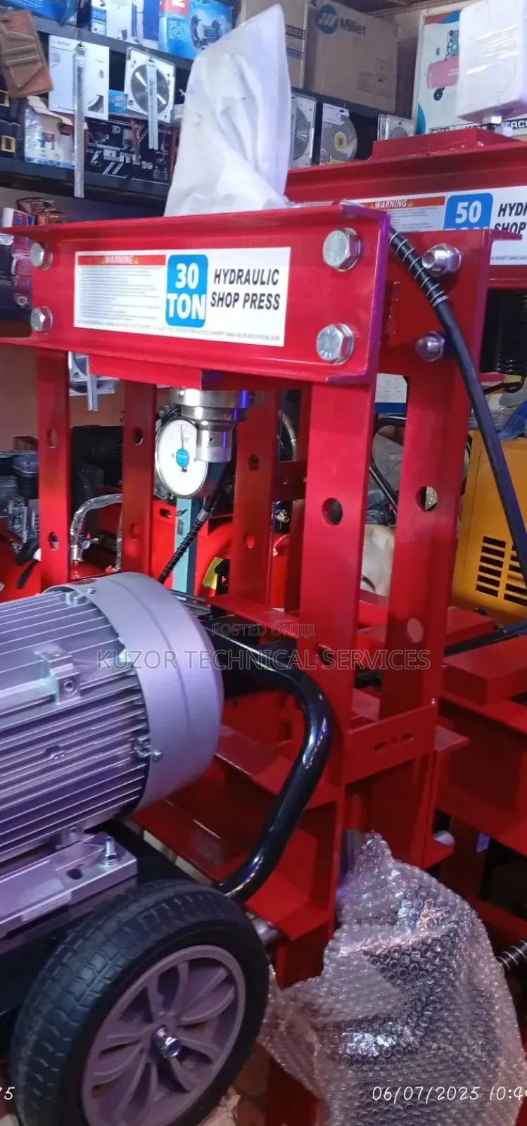 30 Ton Hydraulic Shop Press