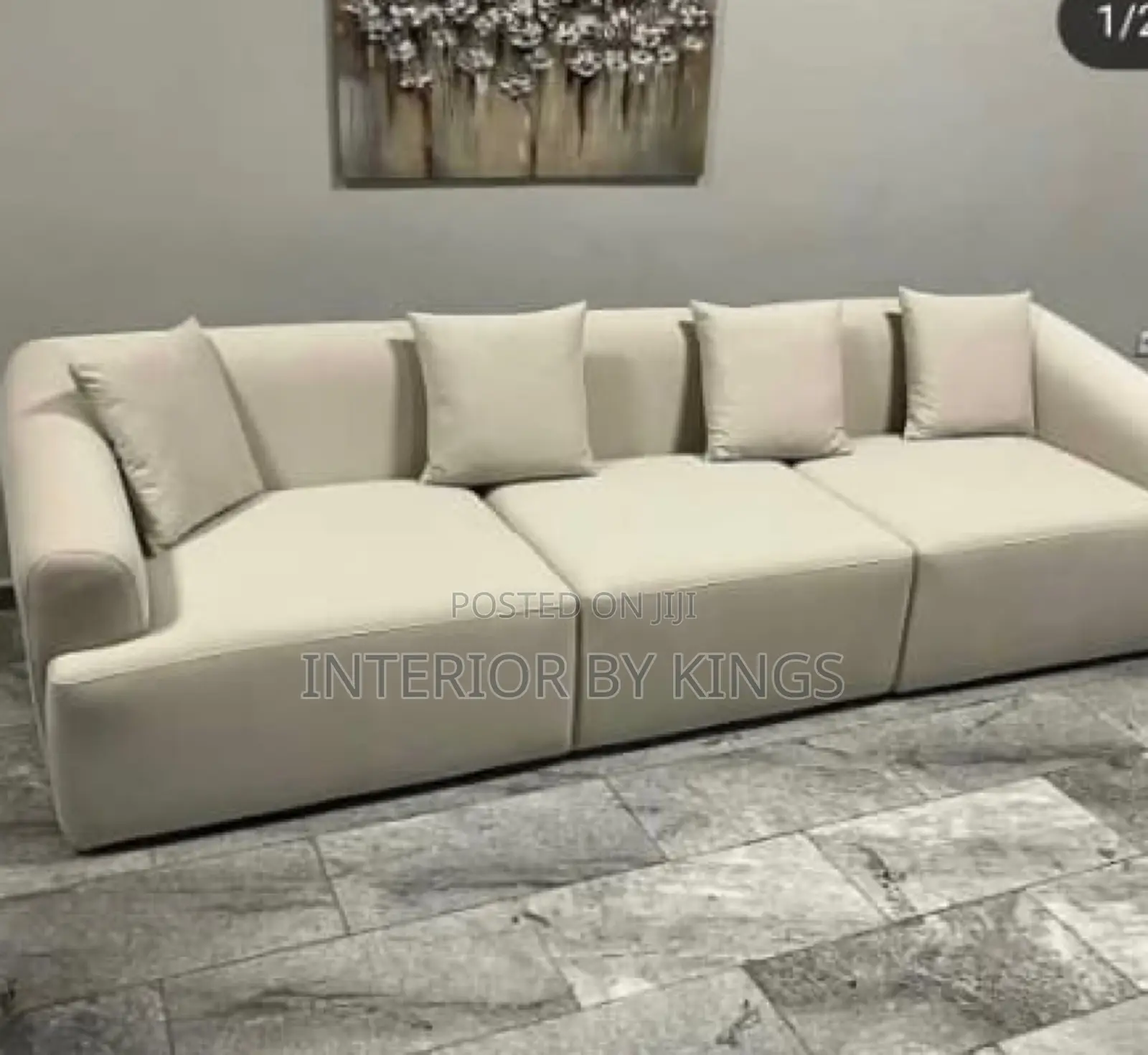 4seater Custom Made Sofa Can Come in Colors Minimalist Desig