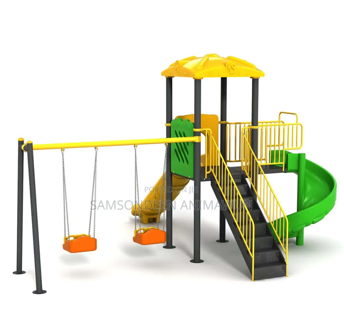 Giant Swing Plays Set With Spiral and Straight Slide