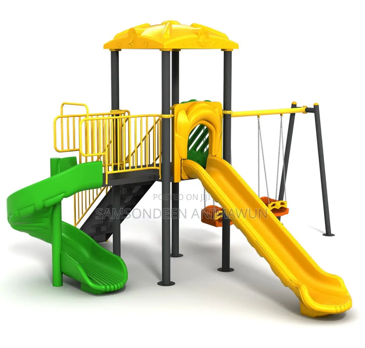 Giant Swing Plays Set With Spiral and Straight Slide