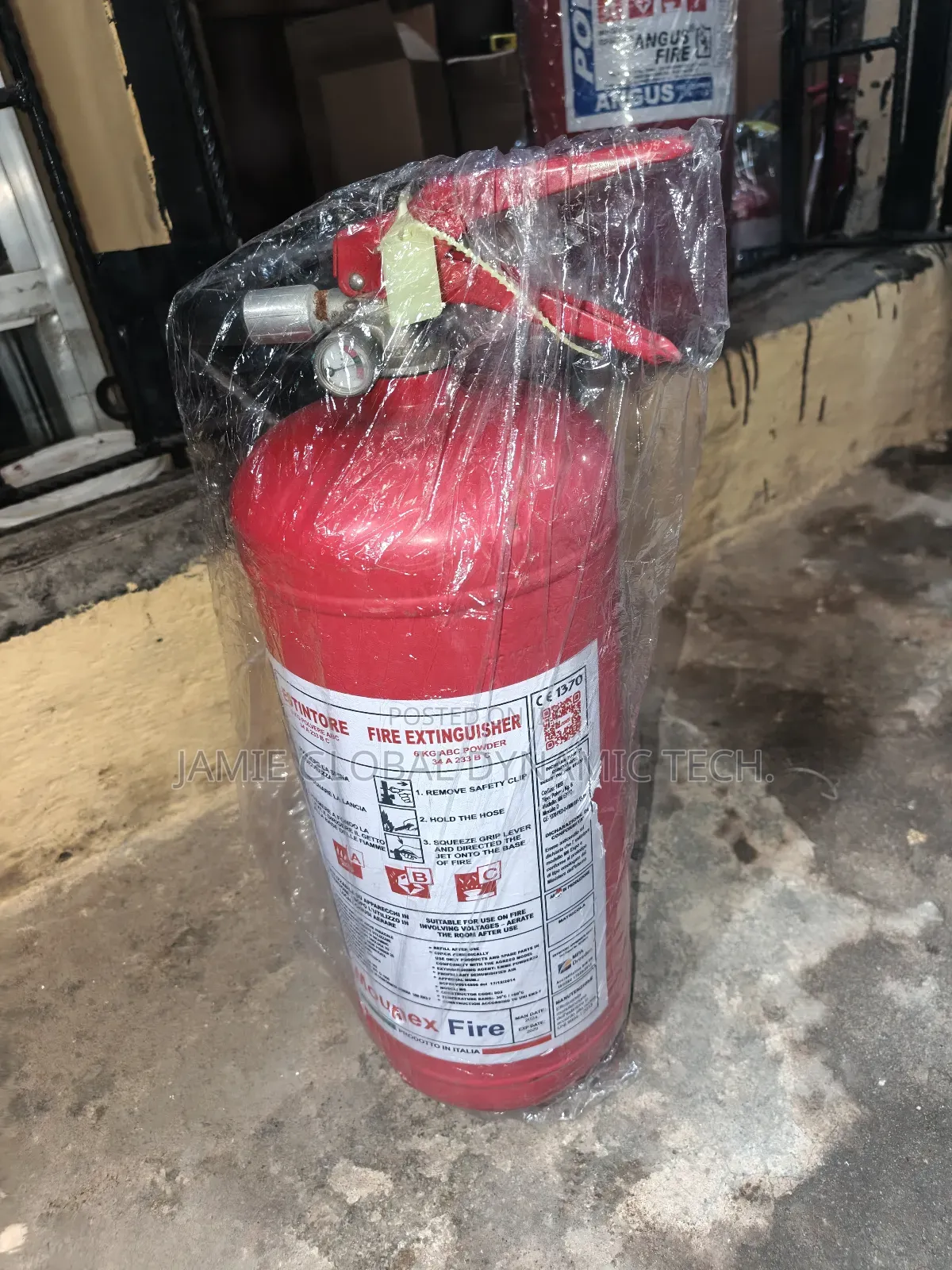 6kg Powder Fire Extinguisher