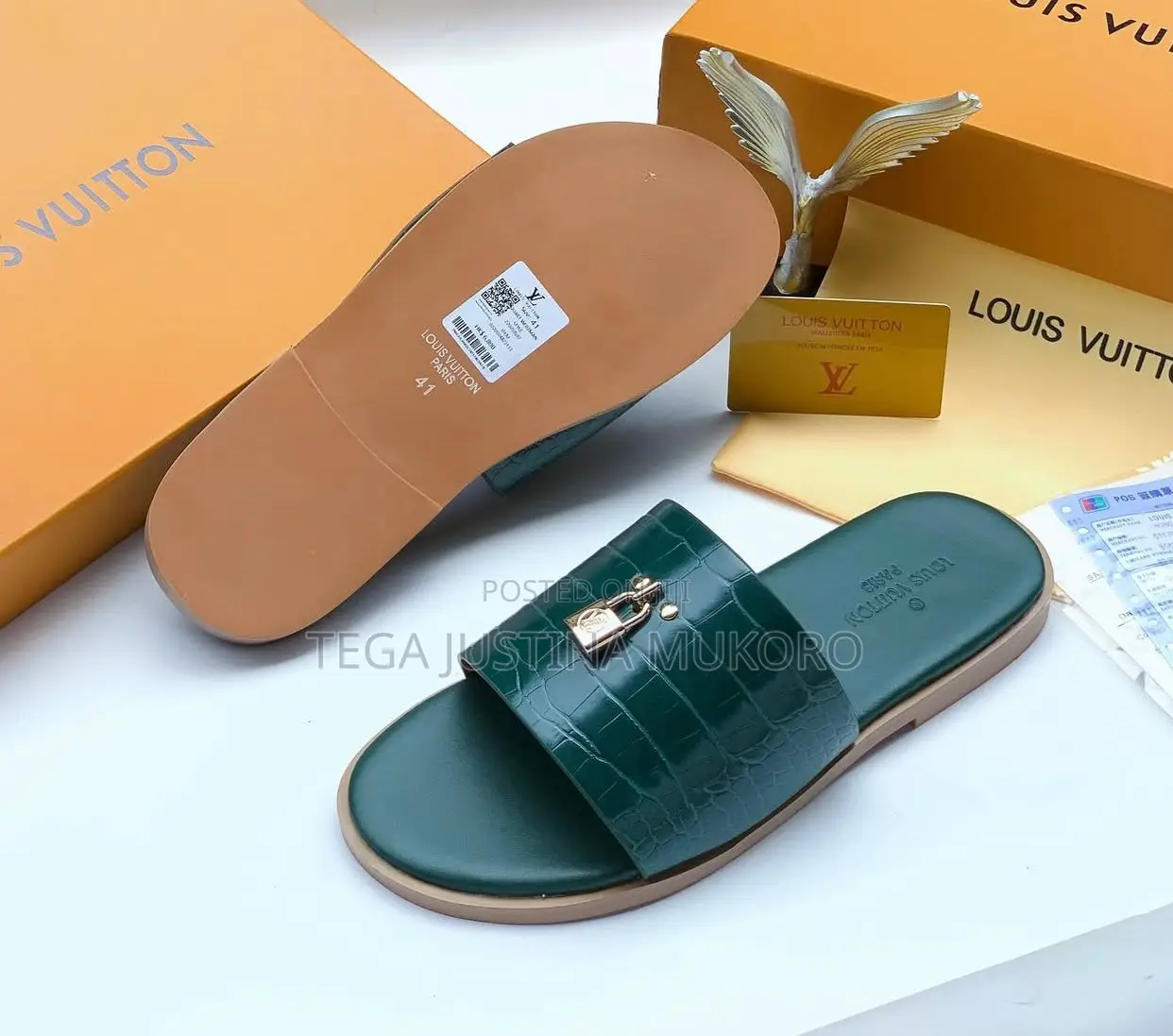 Latest Design Louis Vuitton Men's Pam Slippers