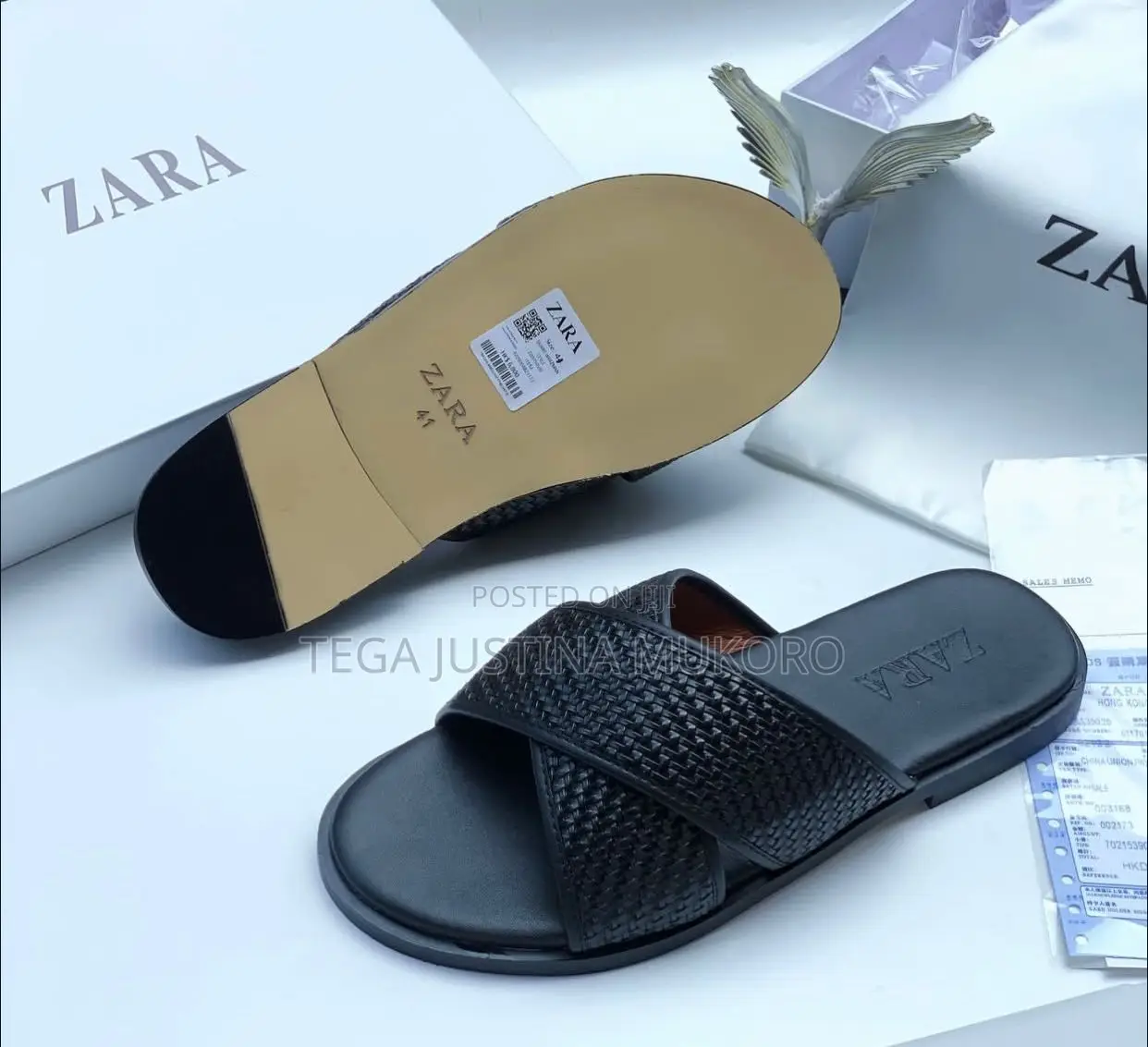 Latest Design Zara Men's Slippers