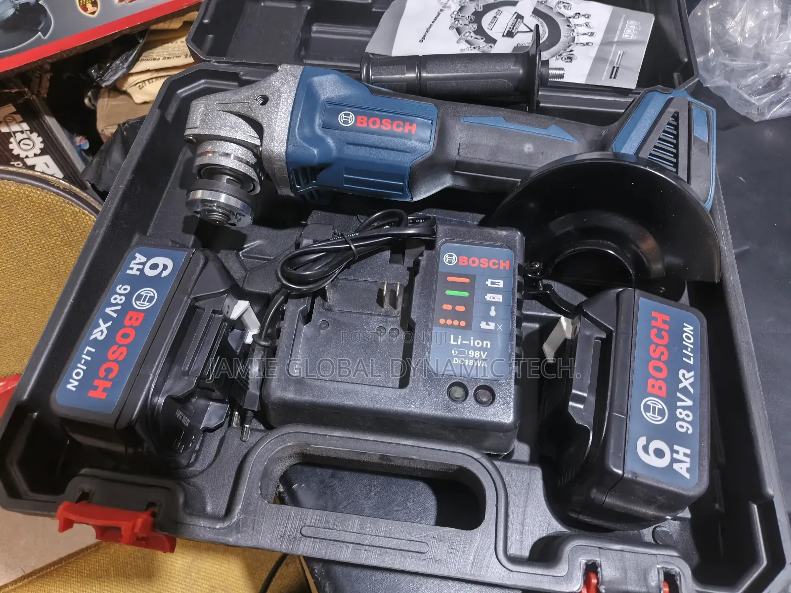Bosch Rechargeable Angle Grinder 4 1⁄2"