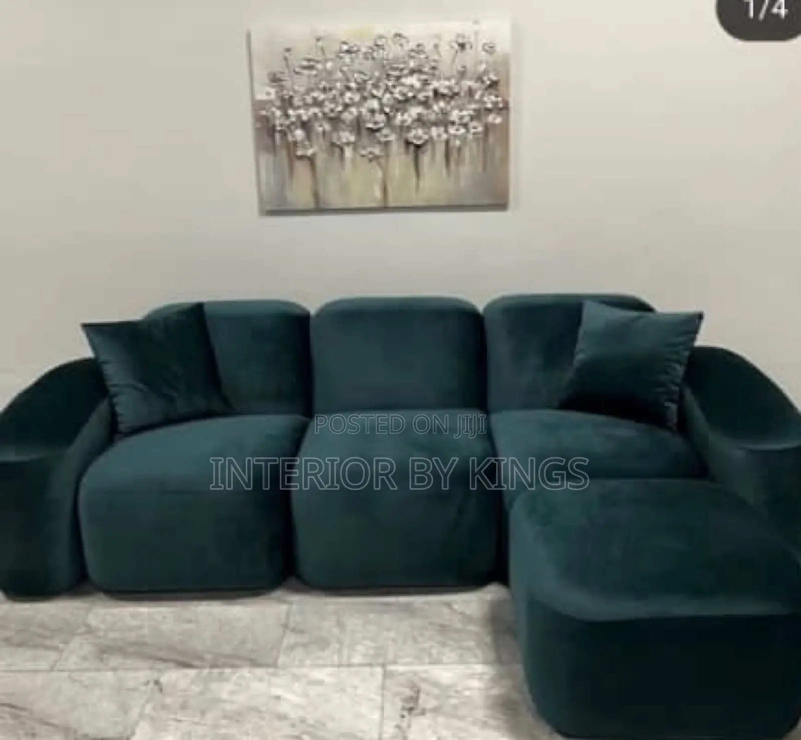 3seater Custom Made Sofa+Side Ottoman Can Come in Colors