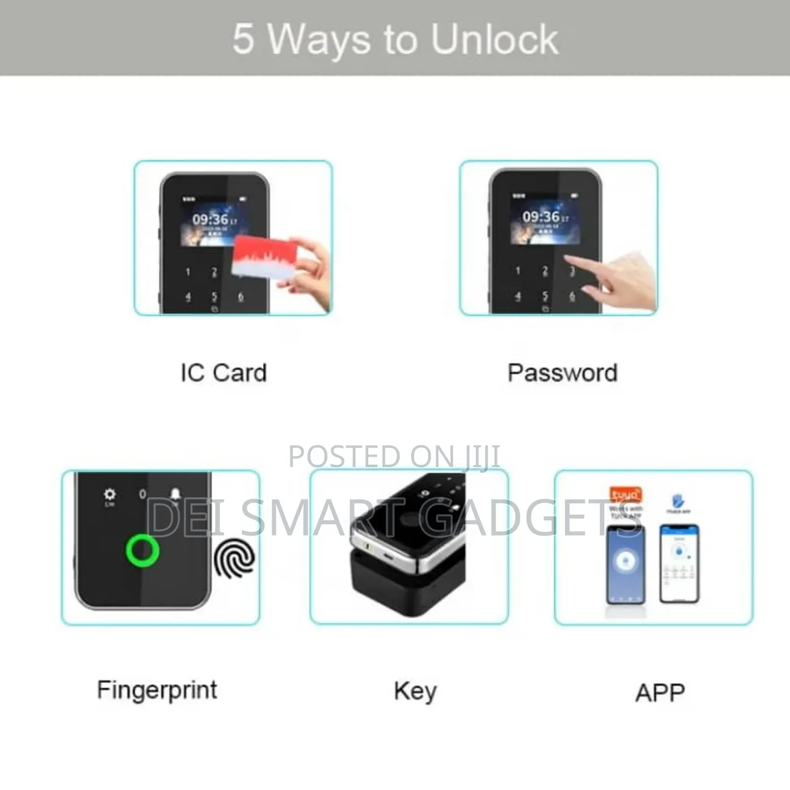 Intelligent Glass Door Lock