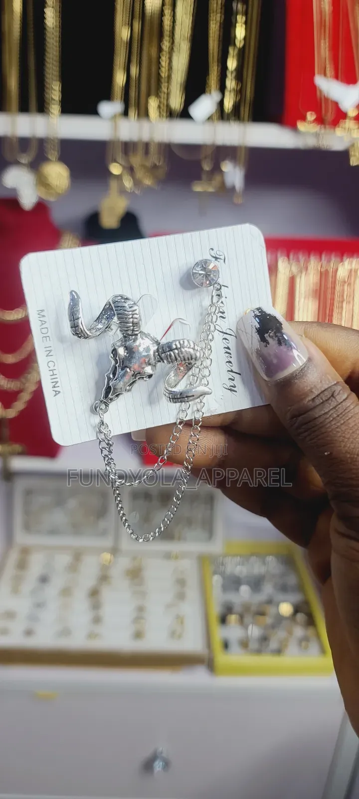 Silver Lapel Brooch