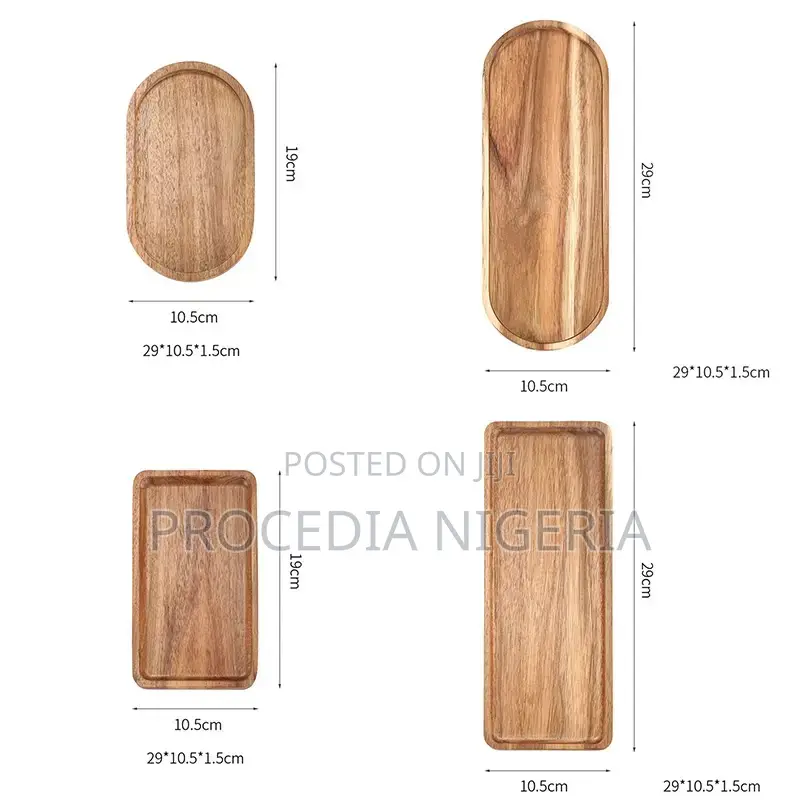 Wooden Steak Plate / Food Tray – 29cm