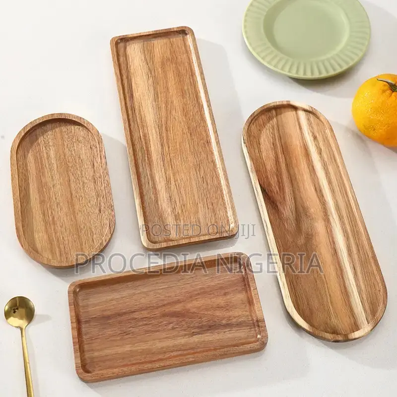 Wooden Steak Plate / Food Tray – 29cm