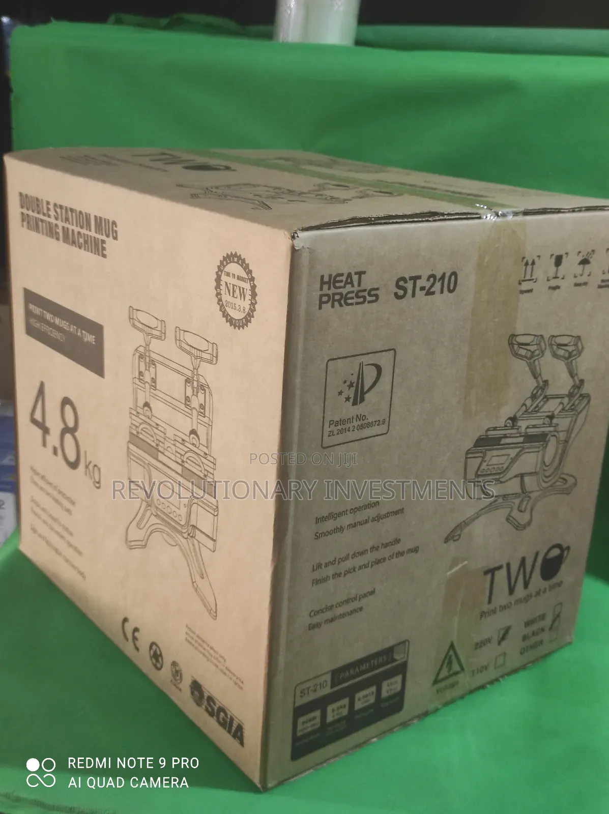 St-210 Double Station Mug Heat Press Machine