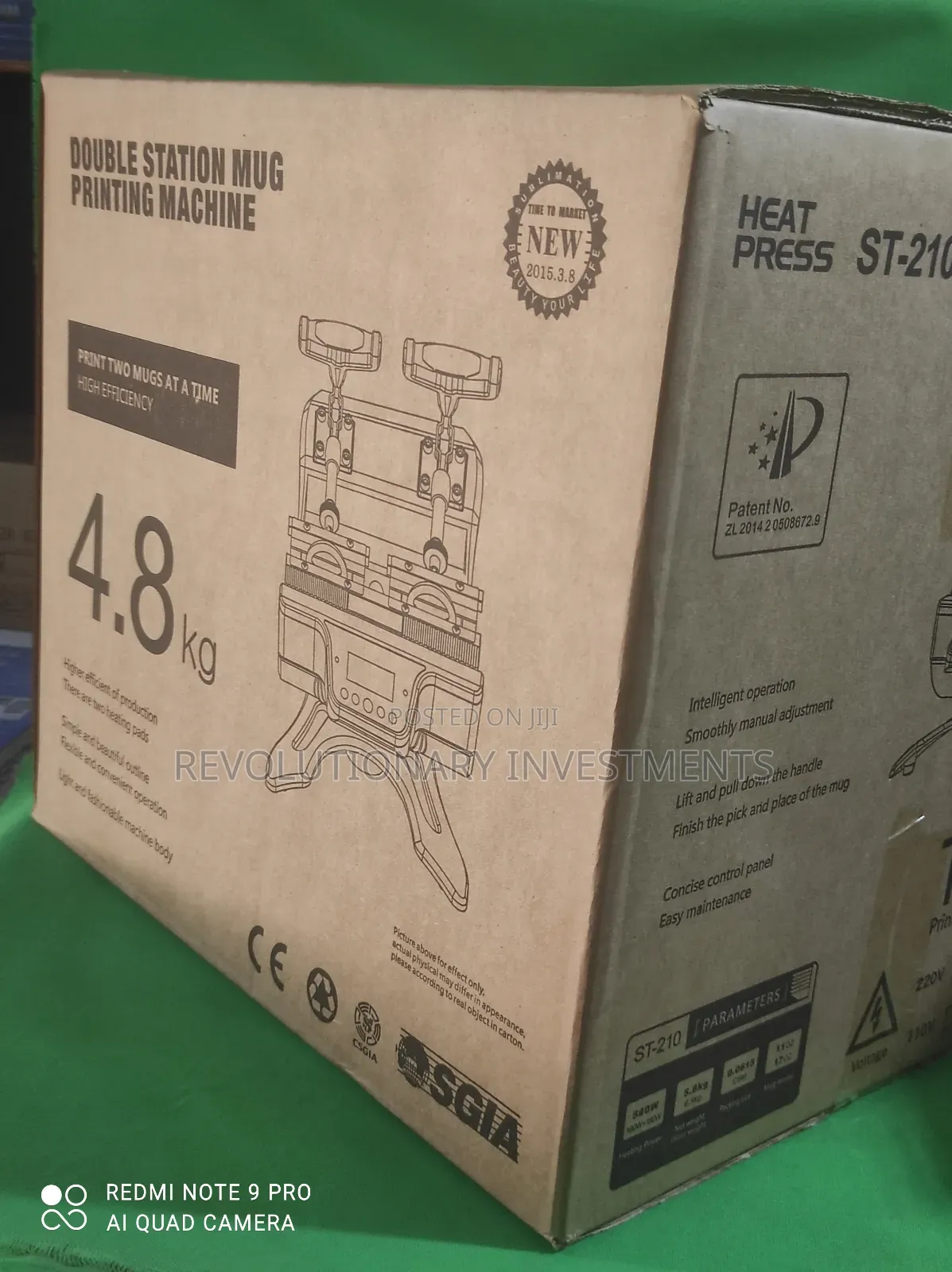 St-210 Double Station Mug Heat Press Machine