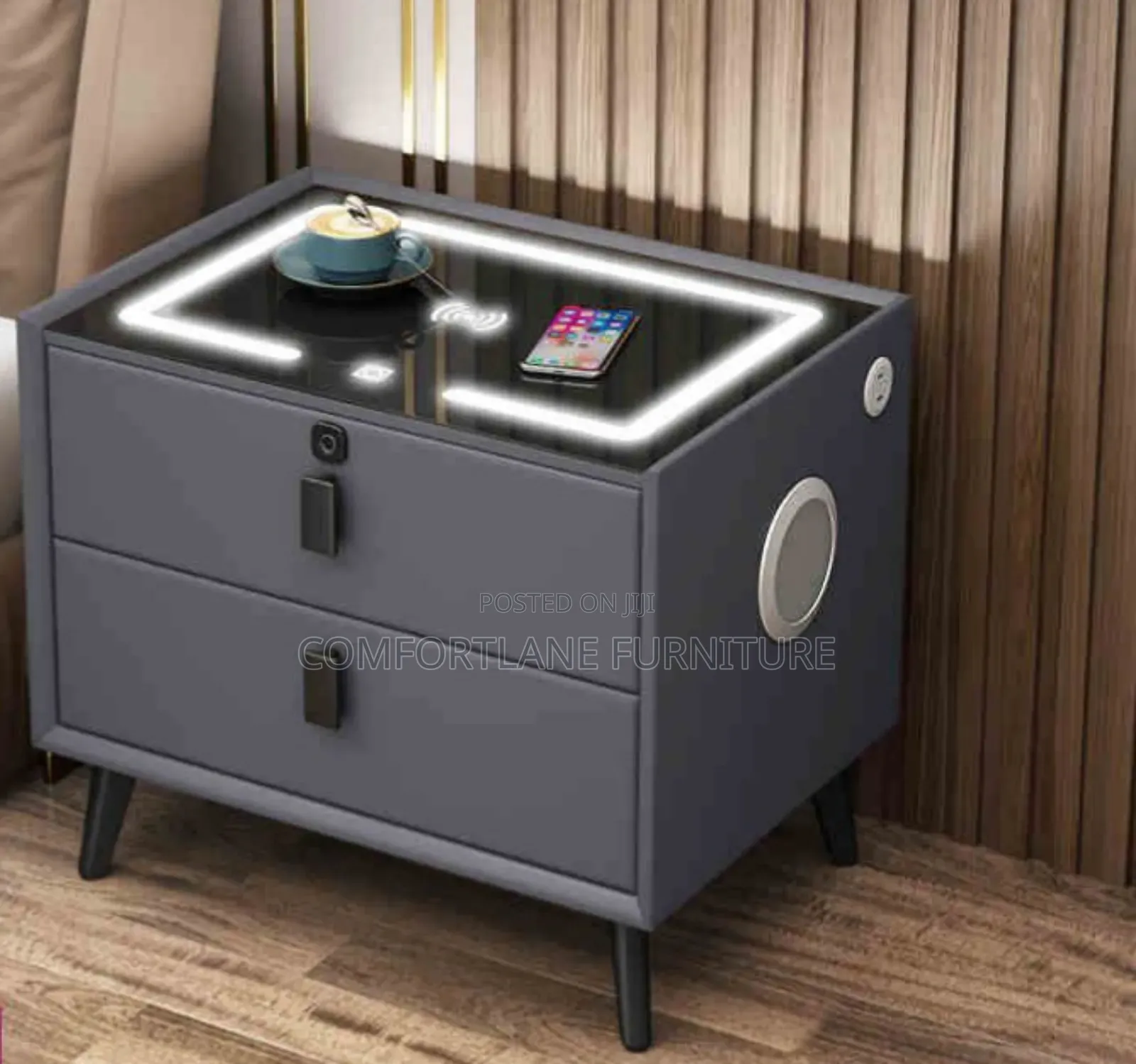 An Electric Table With Charging Spot and Music