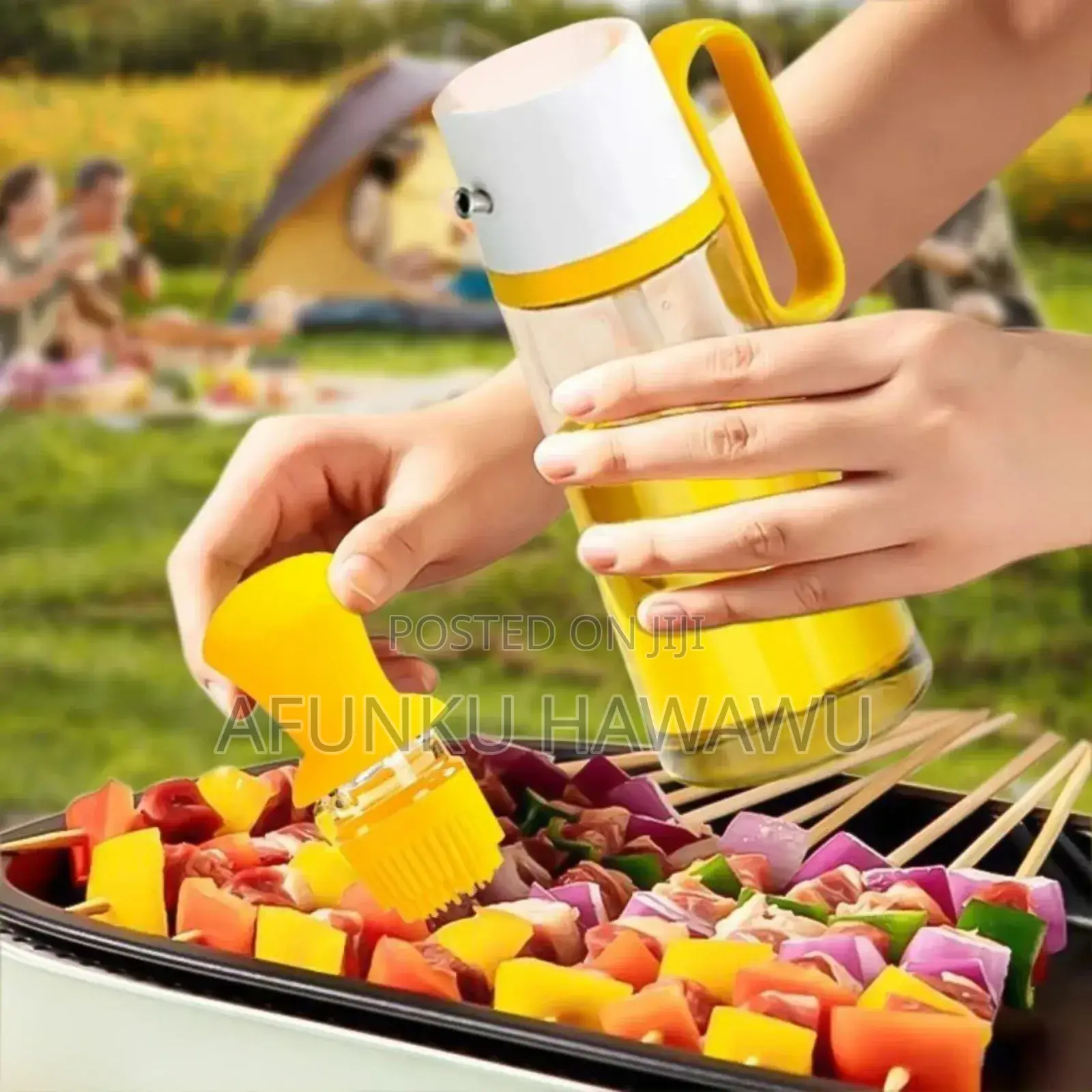 Oil Dispenser Bottle With Silicone Brush