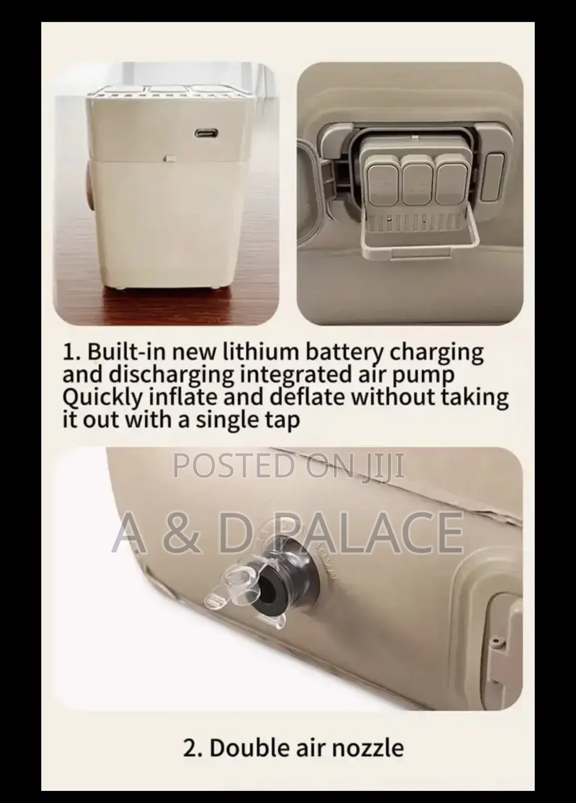 Automatic Self-Inflatable Mattress/Bed + Repair Kit