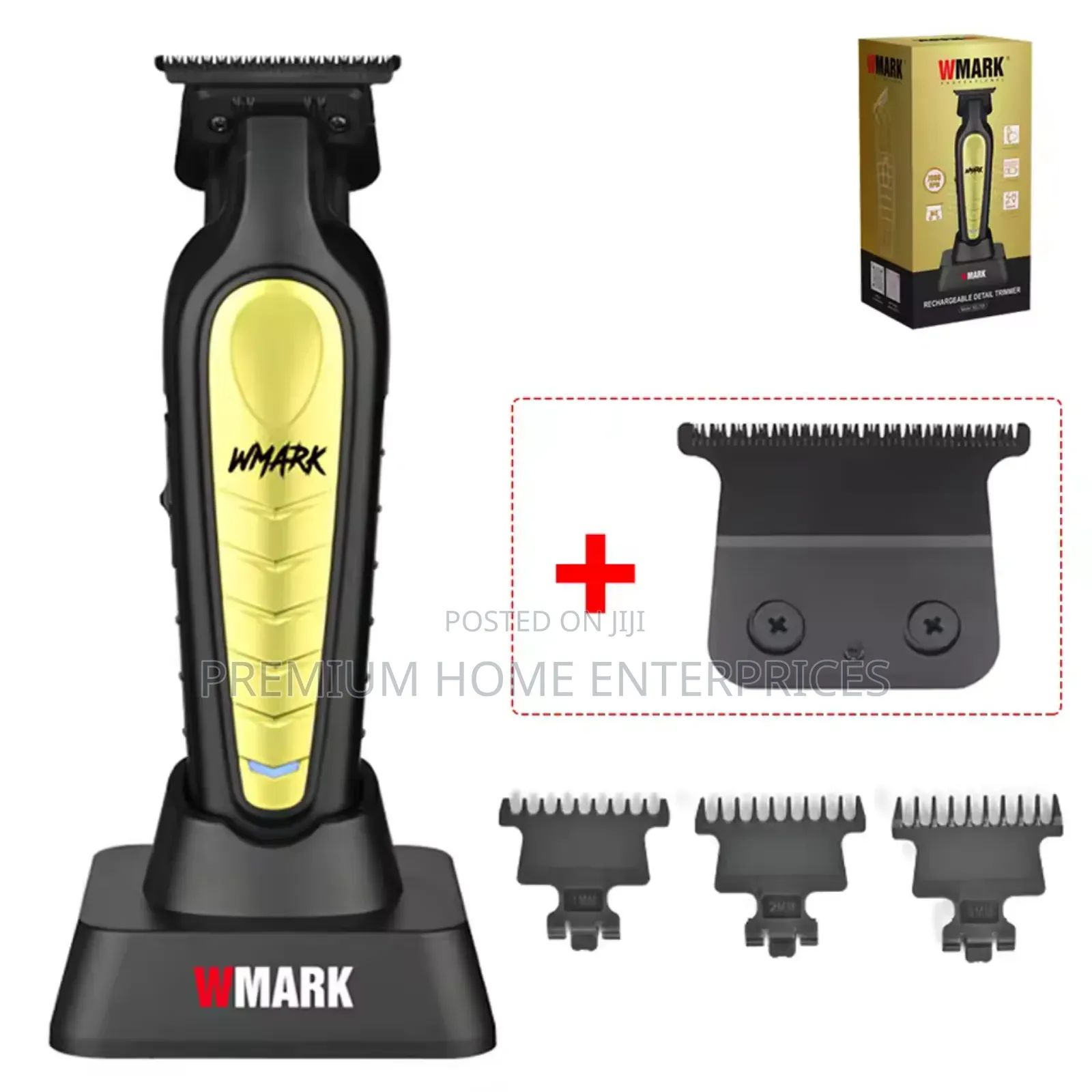 Wmark Ng-338 Hair Trimmer With Base Charger Cordless