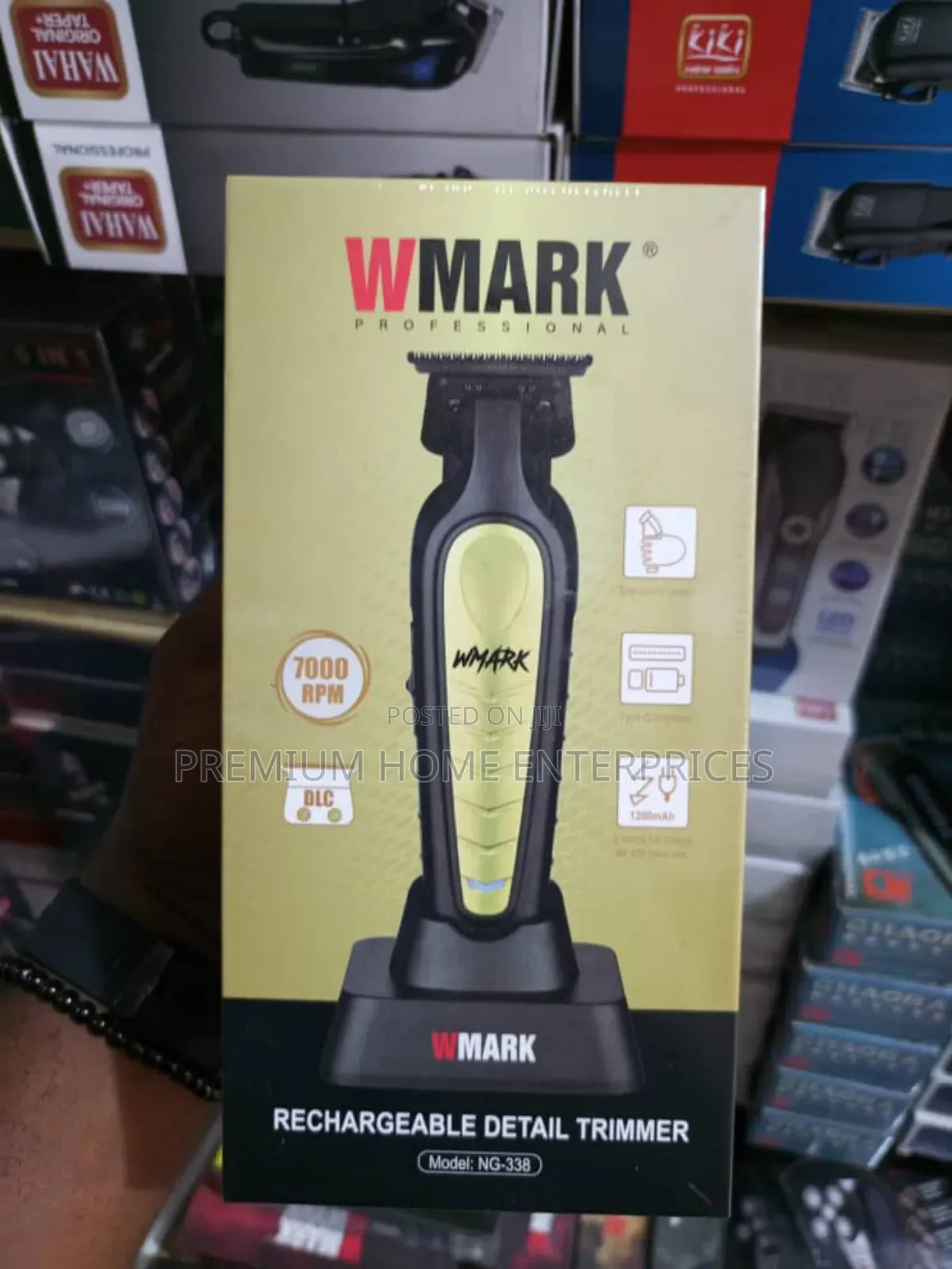 Wmark Ng-338 Hair Trimmer With Base Charger Cordless