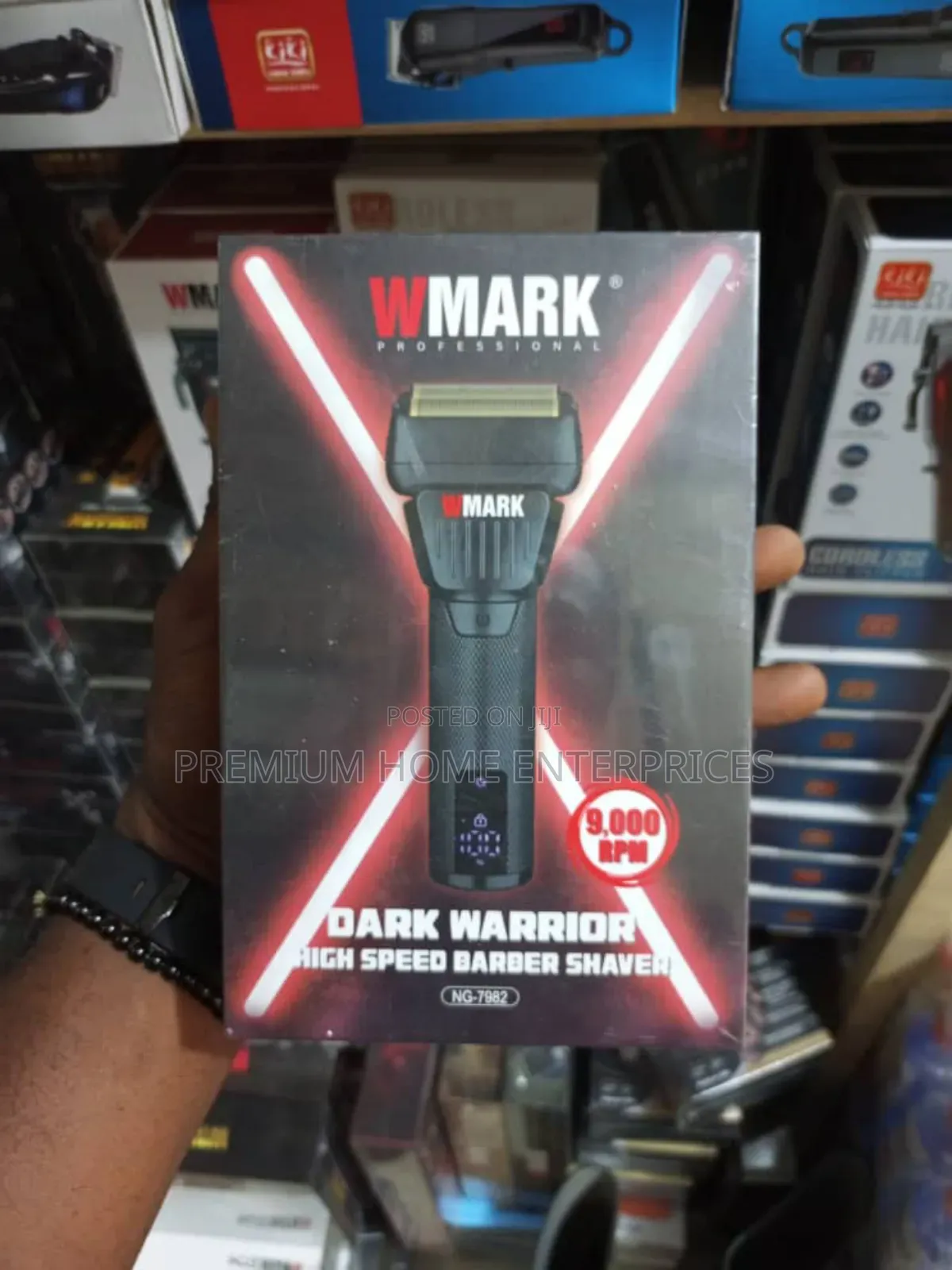 Wmark Ng-7982 Dark Warrior 9000 RPM High-Speed Shaver