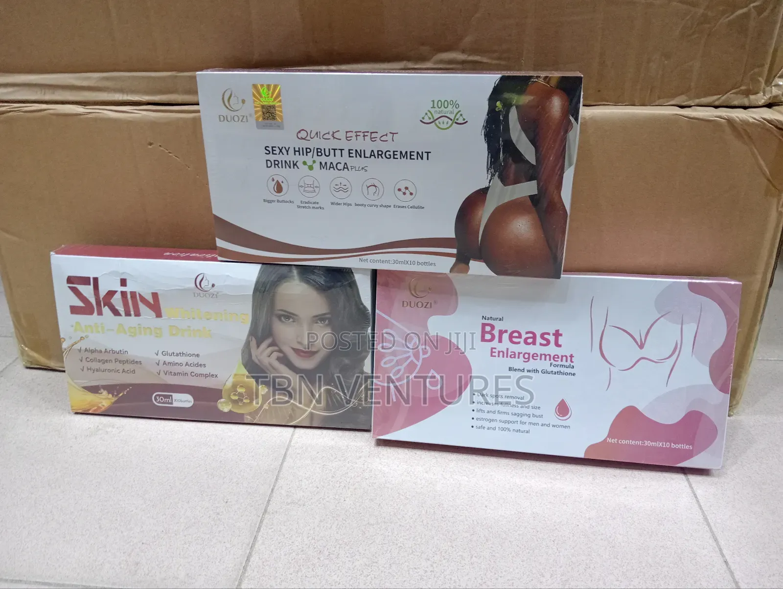 Douzi Breast Enlargement, Hip/Butt, Skin Whitening Drinks