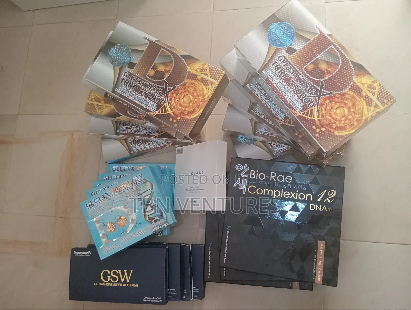 Wholesale Supply; Glutax, Neutro, Aqua Skin Injections Etc