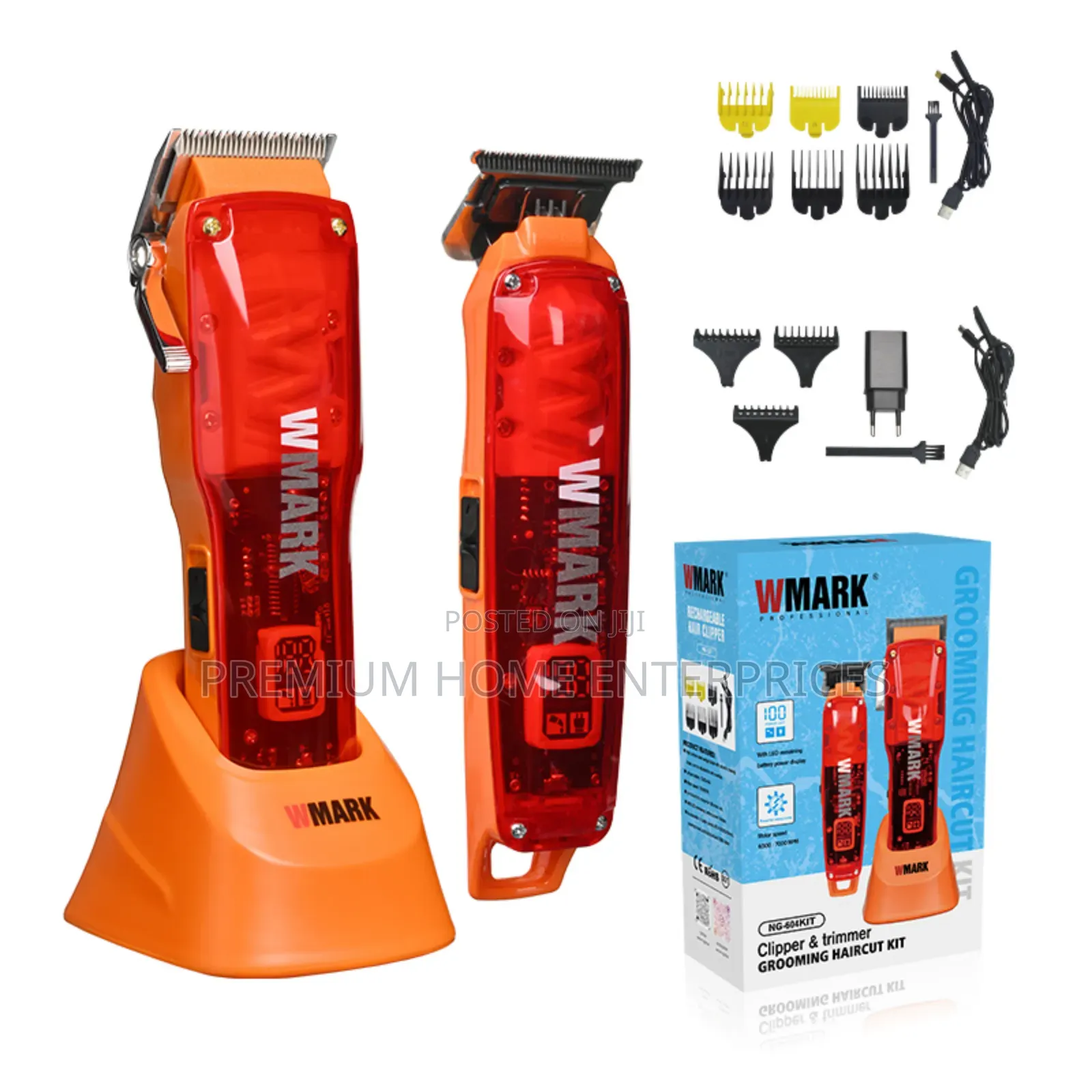Wmark Ng-604kit Grooming Haircut Kit Trimmer Clipper Set