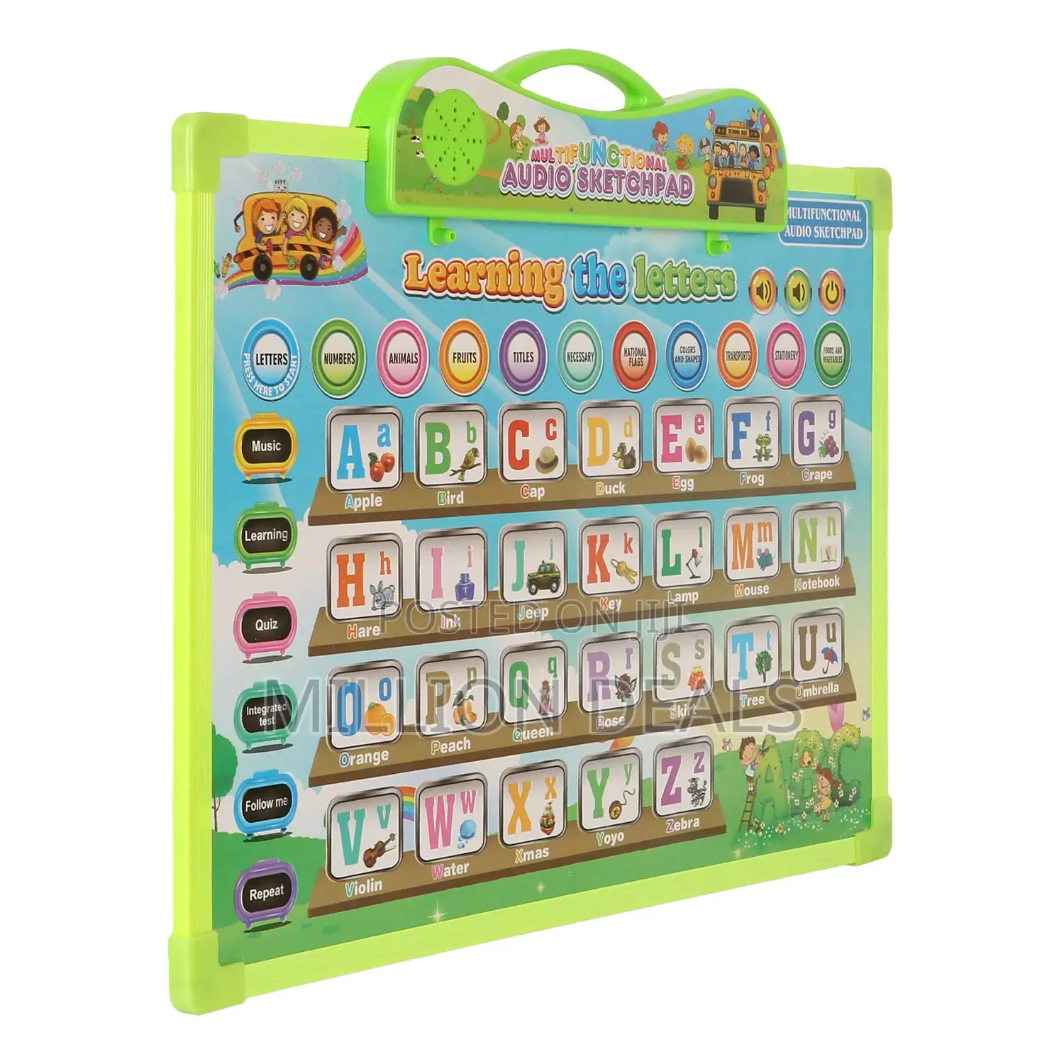 Multifunctional Audio Sketchpad for Kids Learning Toy Ages 3