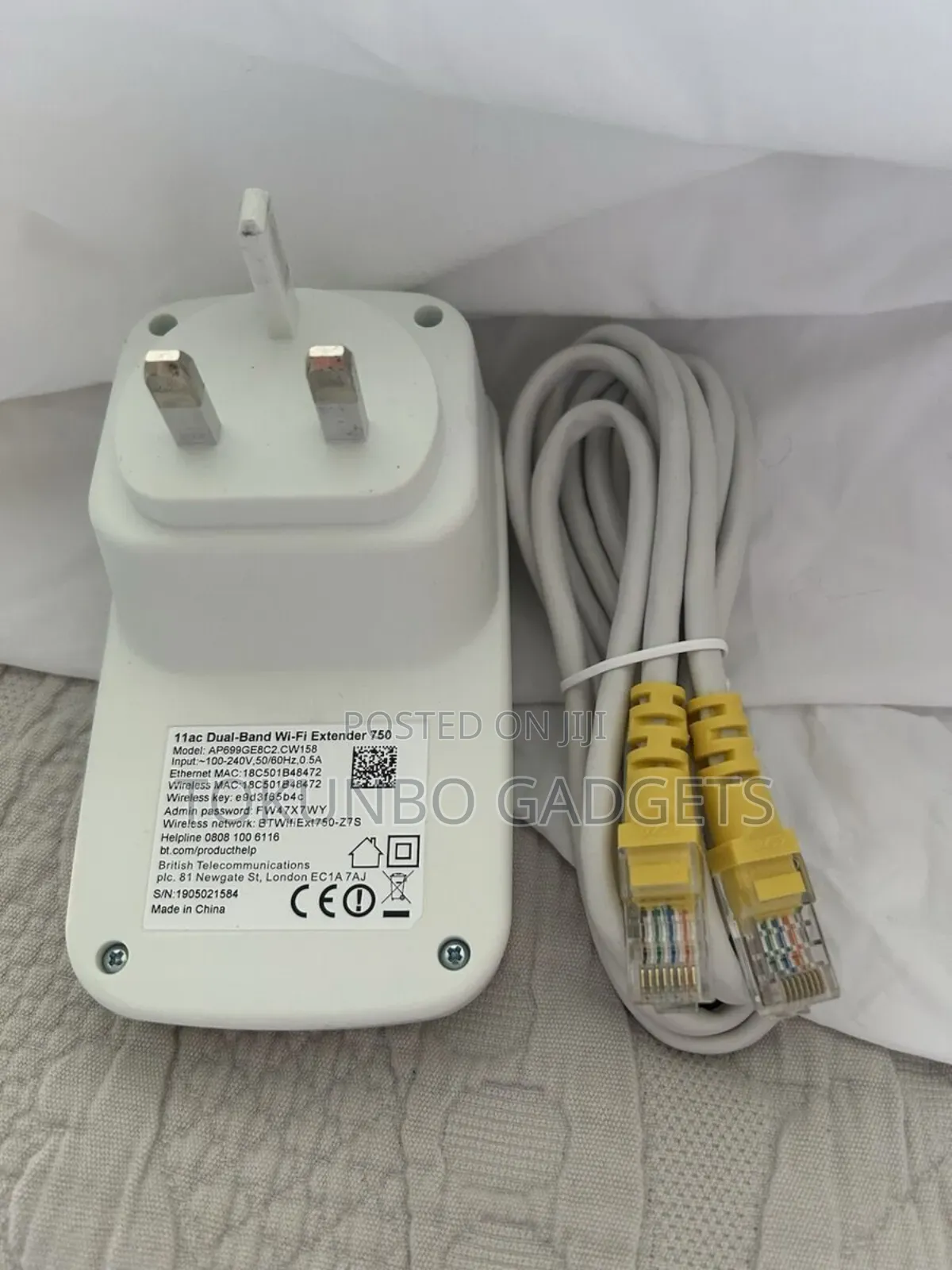 Bt 11ac Dual-Band Wi-Fi Extender 750