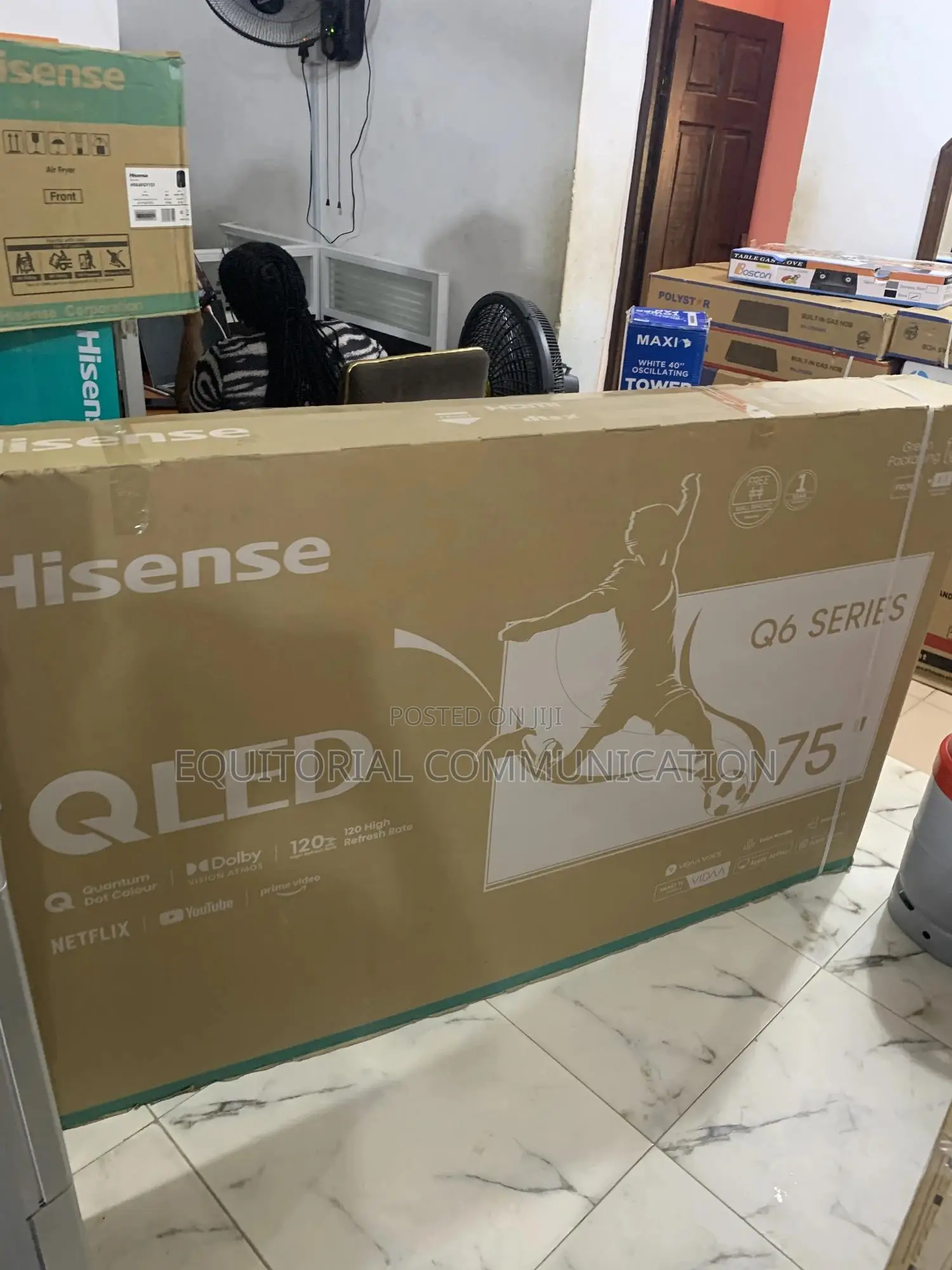 Hisense 75” Qled – Smart Seamless Streaming