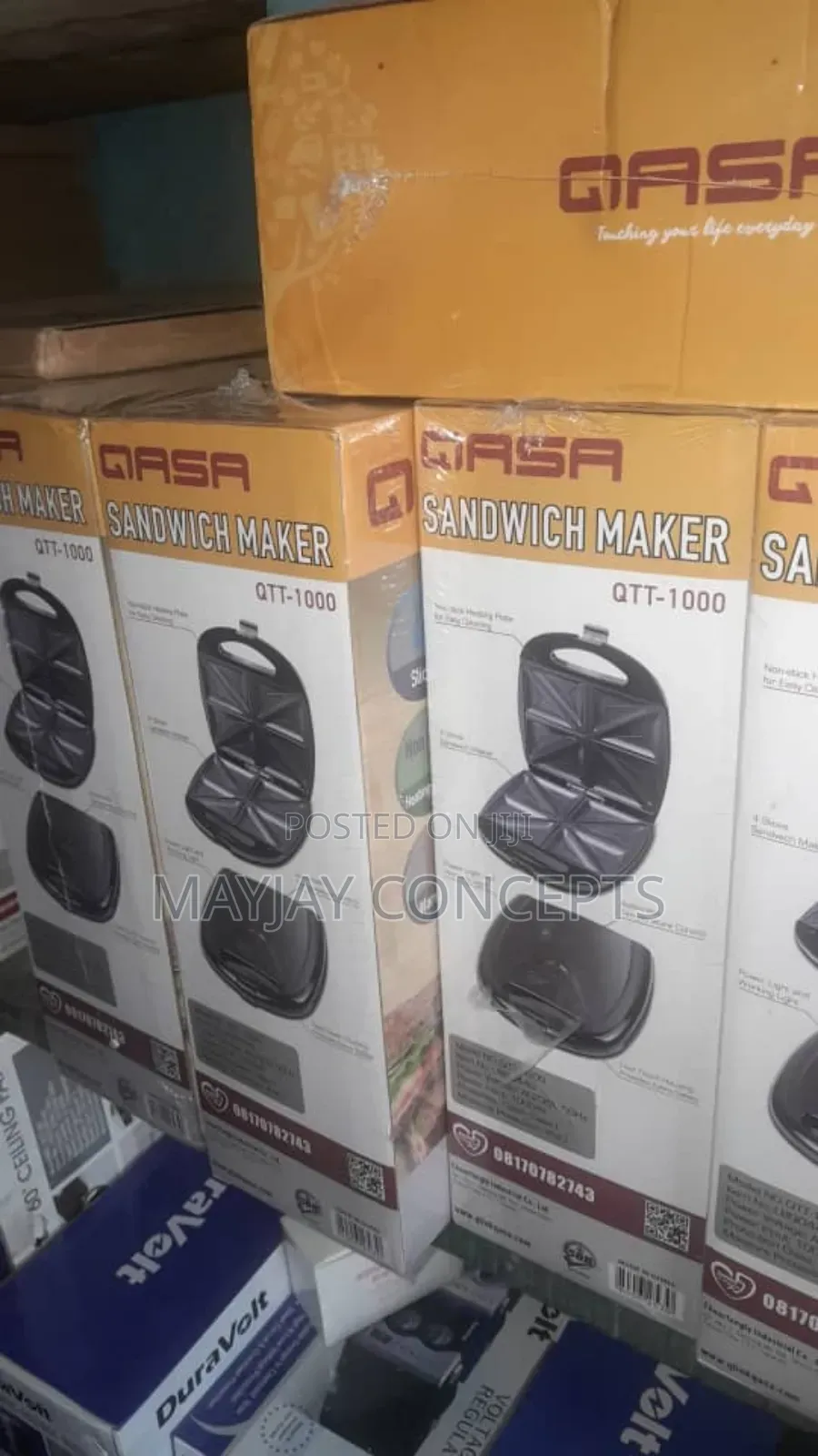 Qasa 4-slice Sandwich Maker–Easy Family-friendly! Qtt-1000