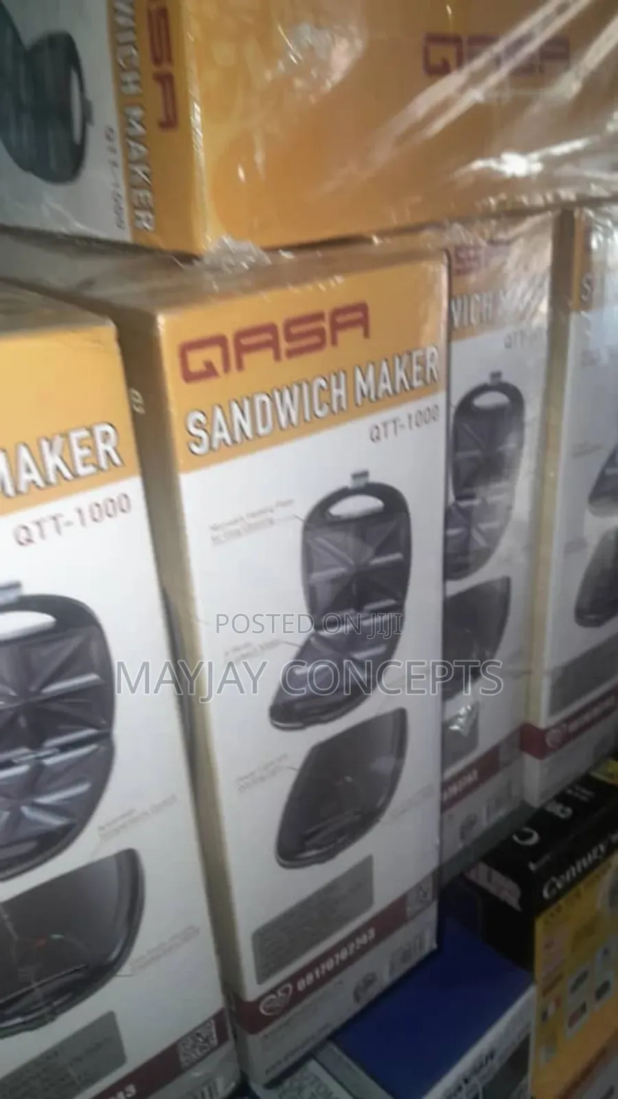 Qasa 4-slice Sandwich Maker–Easy Family-friendly! Qtt-1000