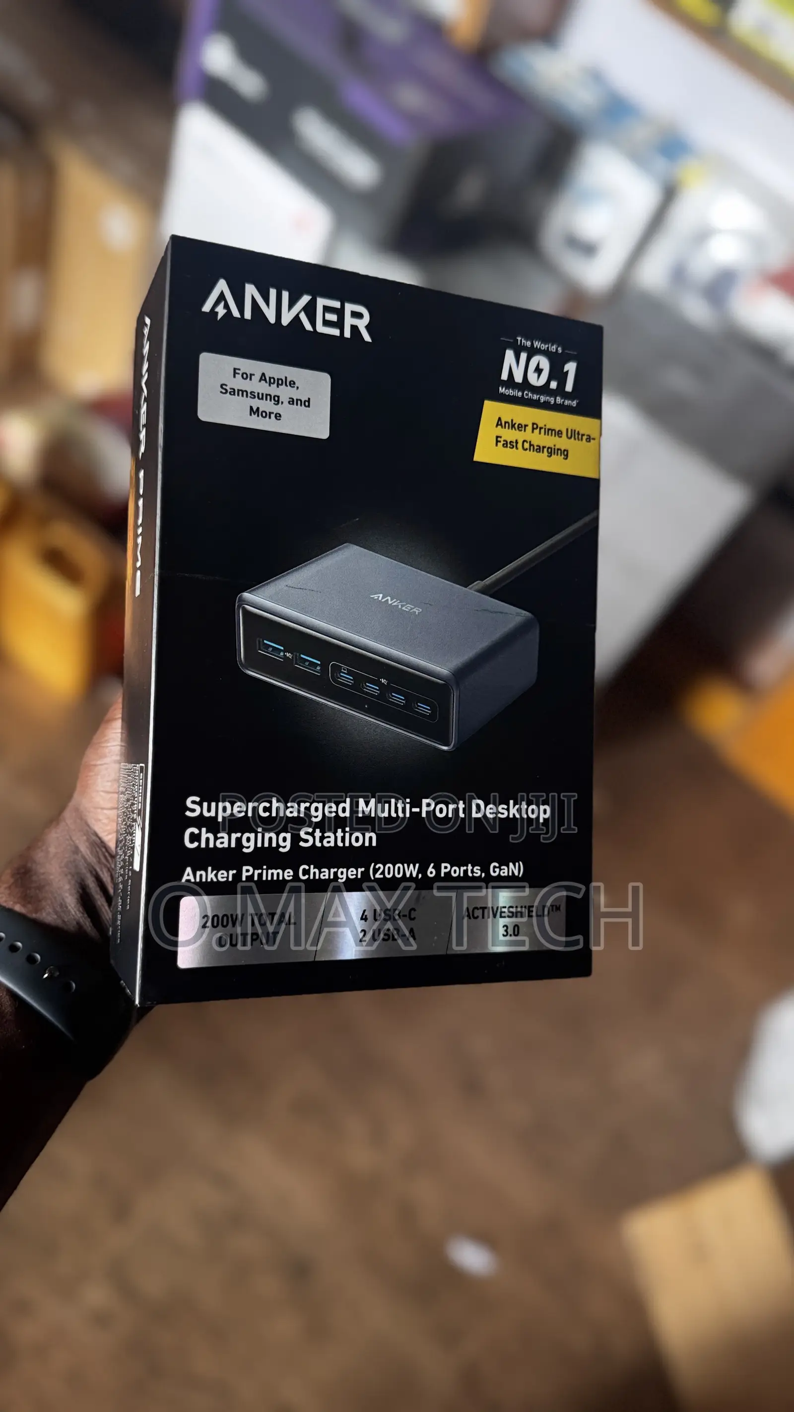 Anker Prime 200w 6port Multi Port Desktop Charging Station