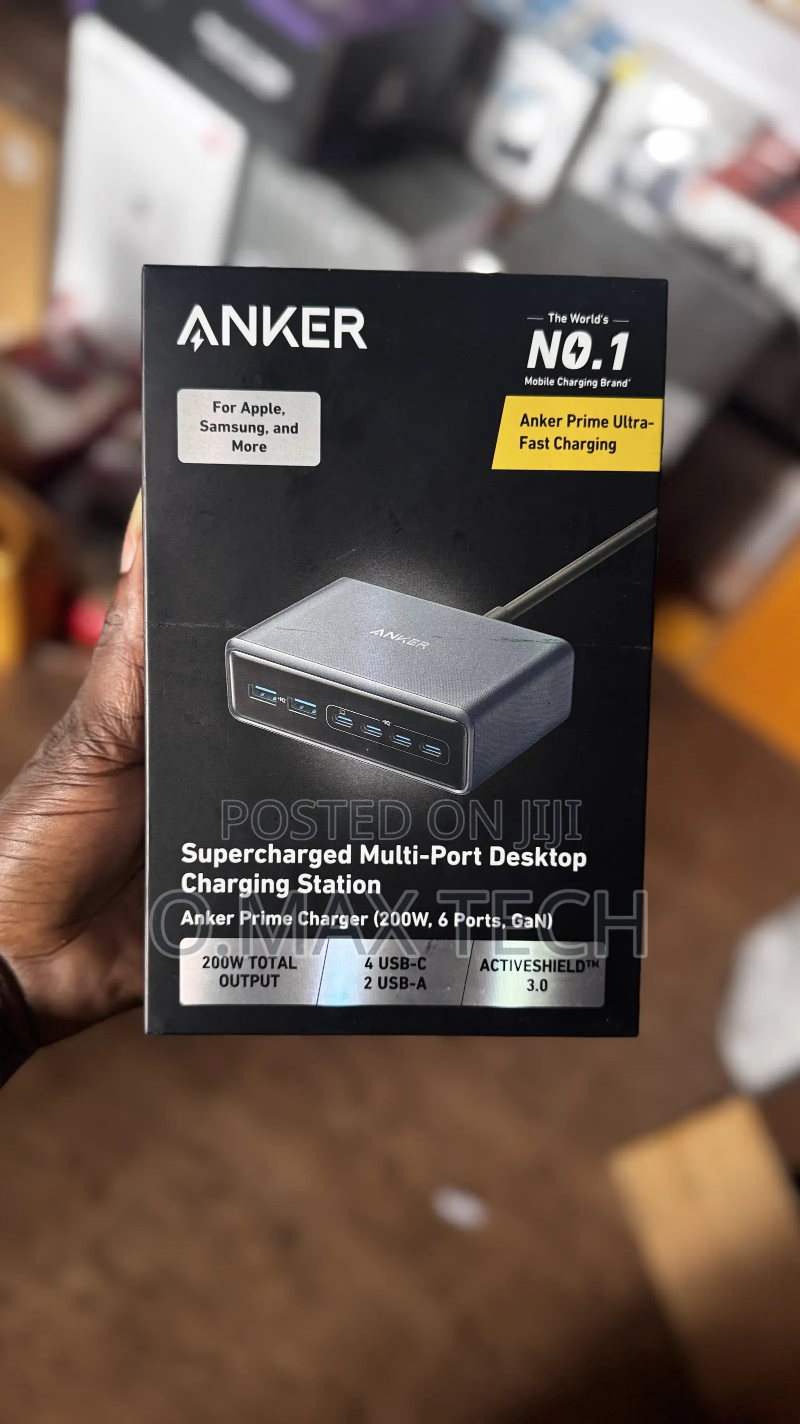 Anker Prime 200w 6port Multi Port Desktop Charging Station