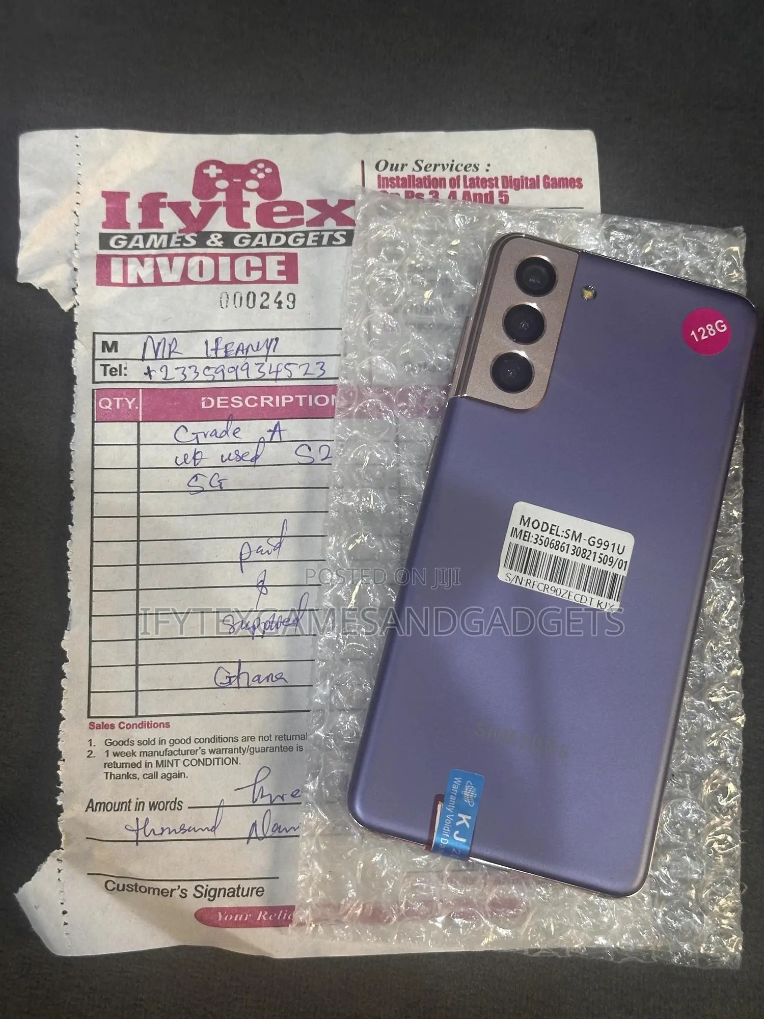 Samsung Galaxy S21 5G 128 GB Purple