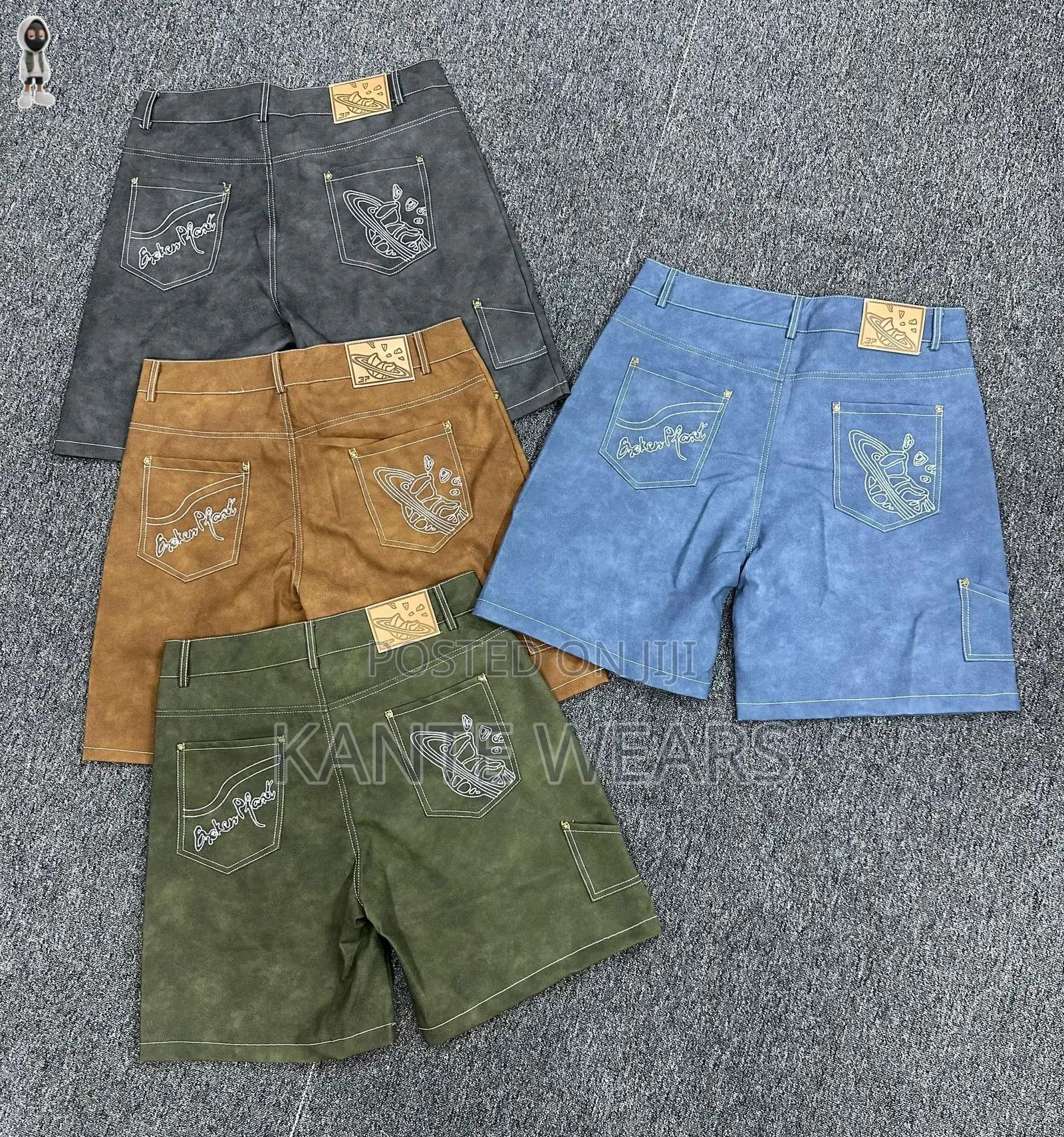 Broken Planet Leather Short