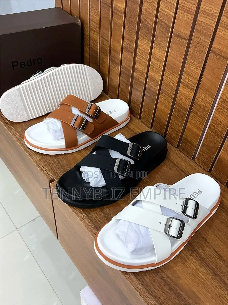 Fine Luxury Latest Collections of Pedro Slides