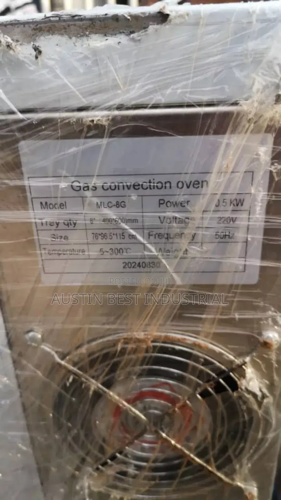 Commercial Gas Convection Oven 8tray
