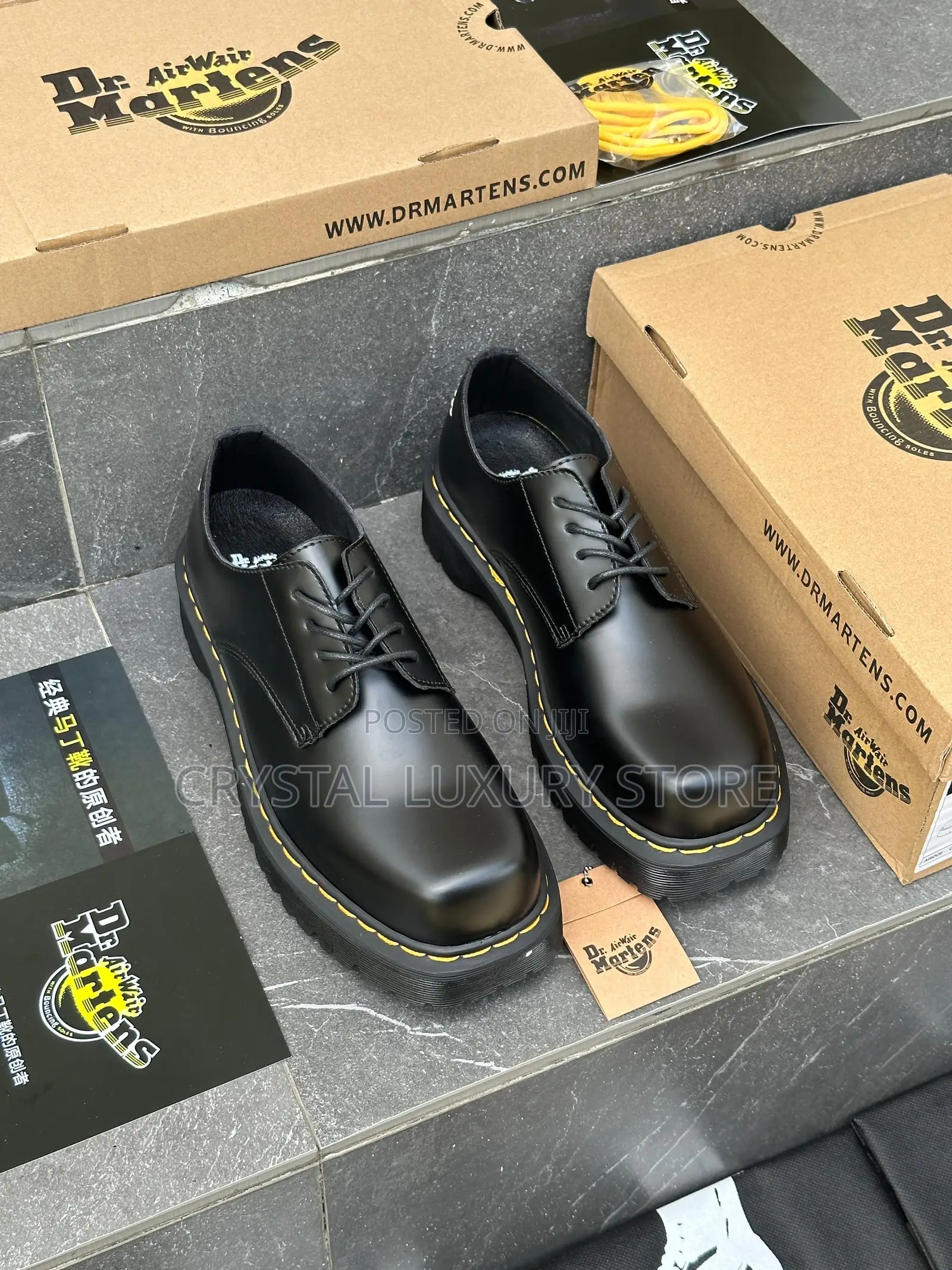 Dr Martens Quality Luxury Men Genuine Leather Shoe
