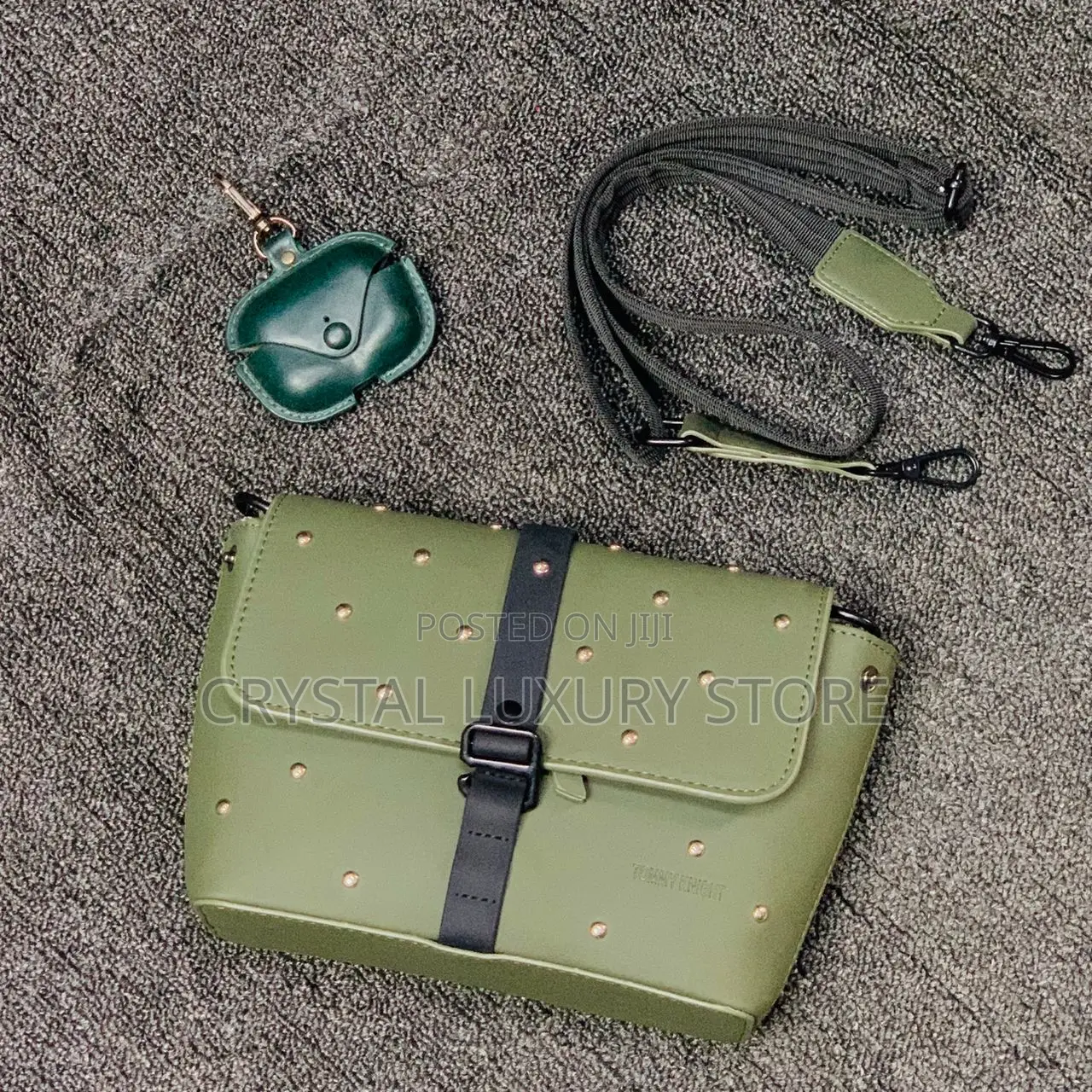 High Quality Luxury Men Genuine Leather Crossbag