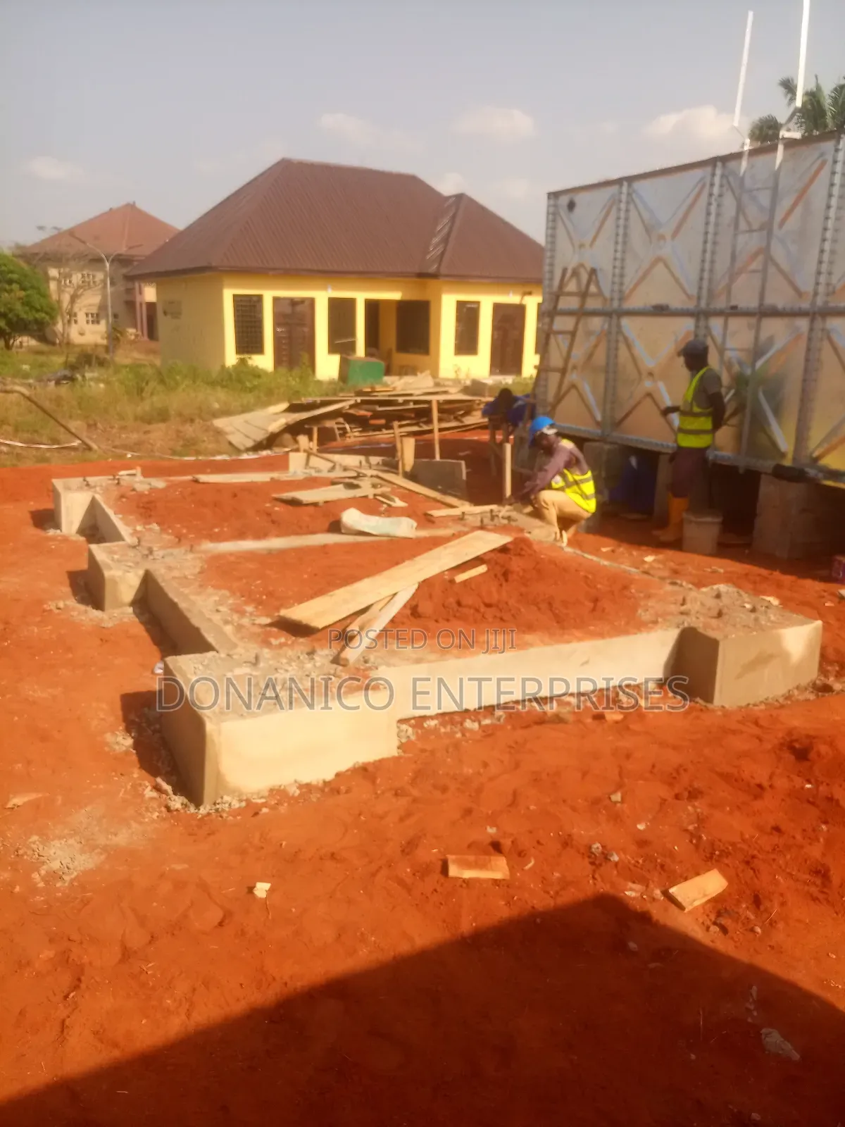 Installation of Braith Waite Water Tank and Tower.