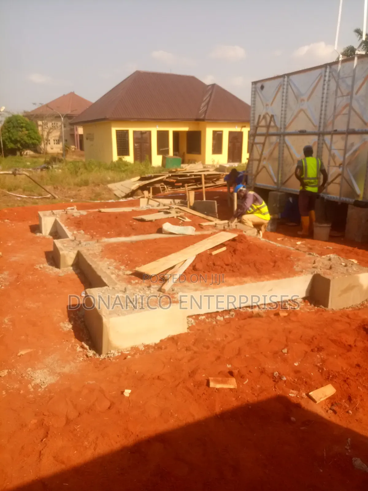 Installation of Braith Waite Water Tank and Tower.