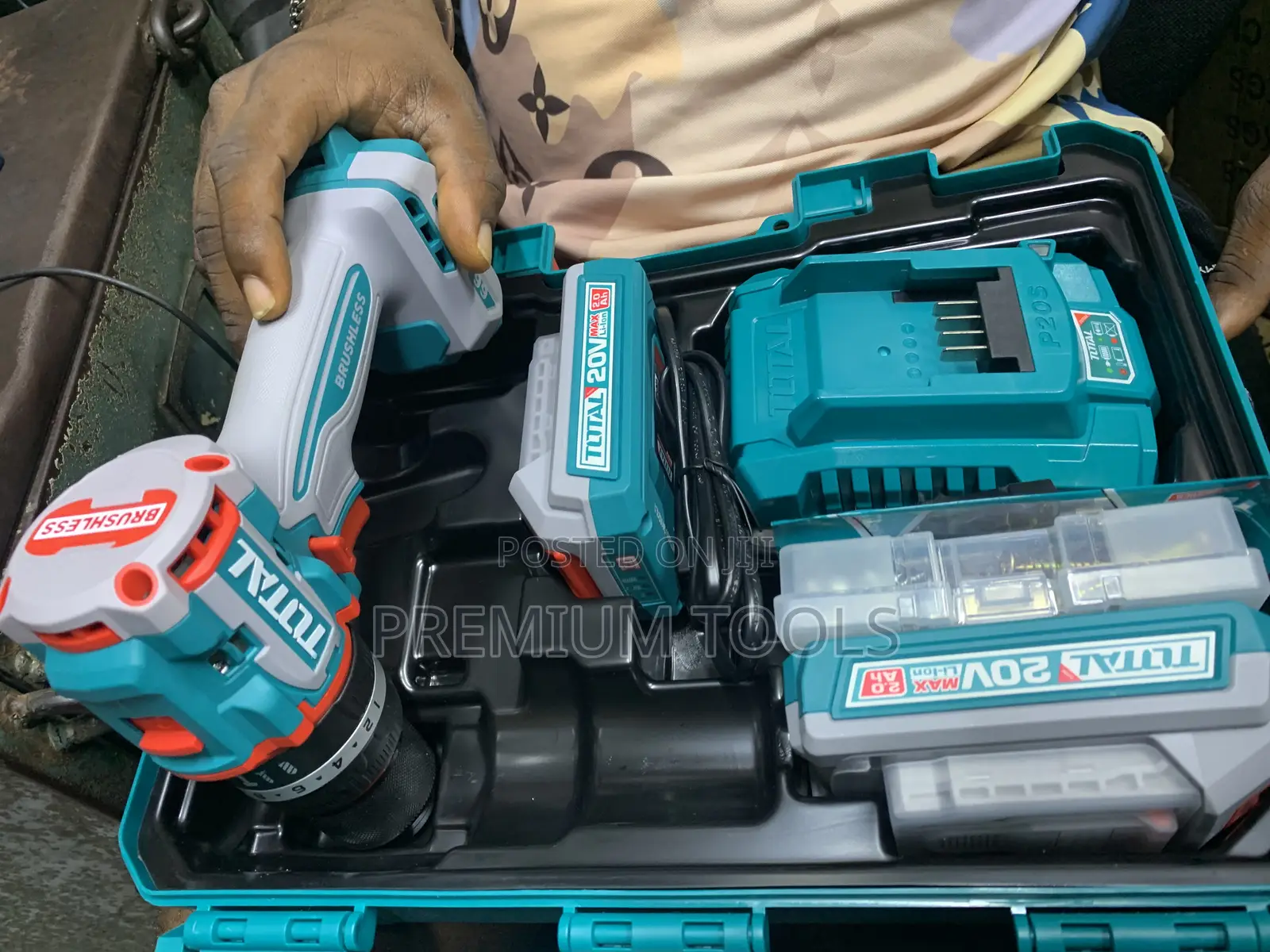 Total Compact Brushless Impact Cordless Drill