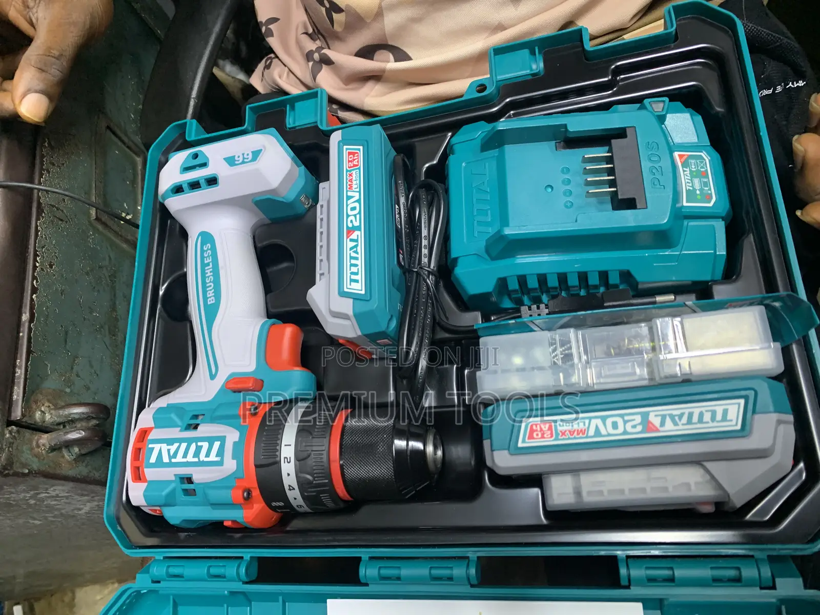 Total Compact Brushless Impact Cordless Drill