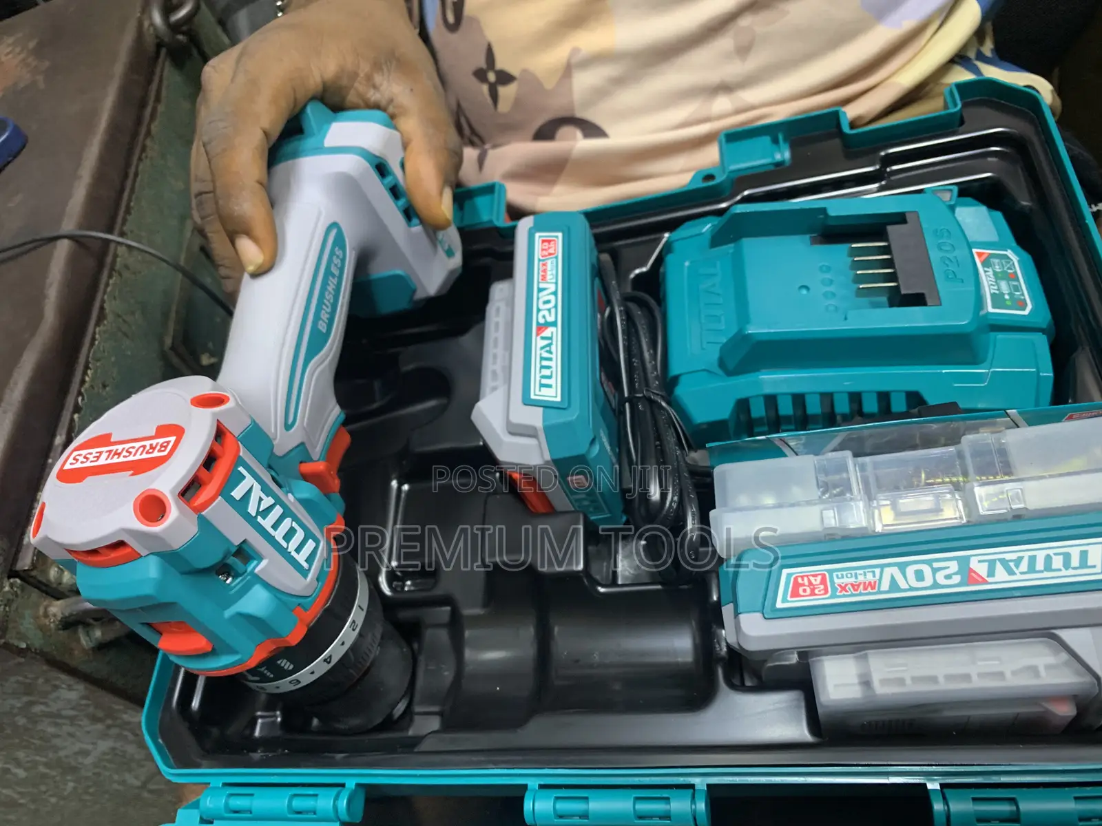Total Compact Brushless Impact Cordless Drill