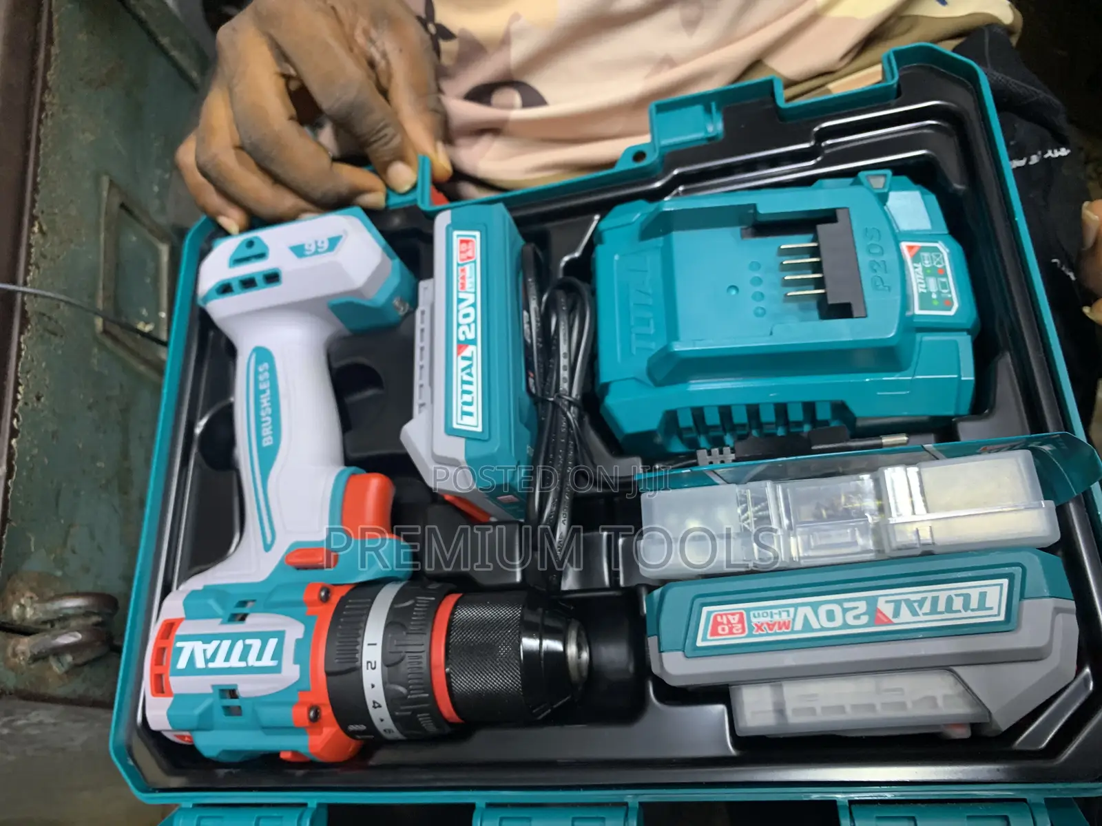 Total Compact Brushless Impact Cordless Drill