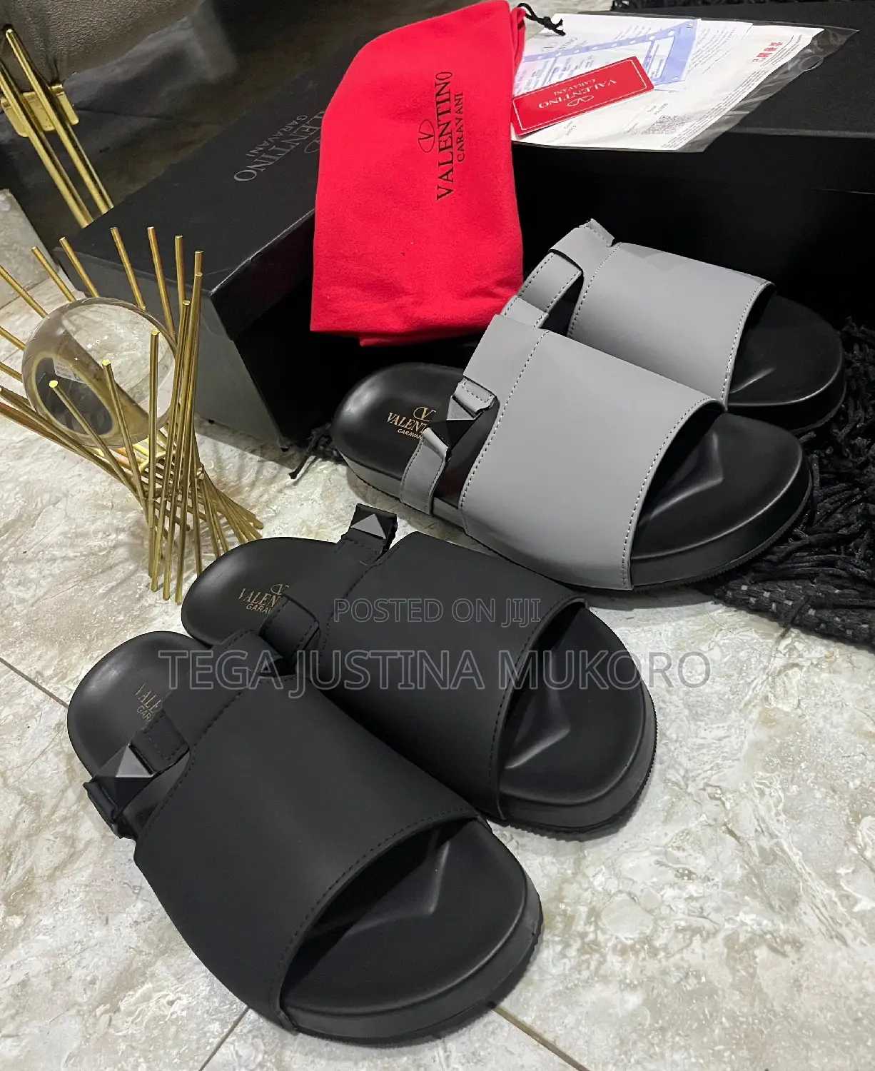 New Design Valentino Garavani Men's Slippers