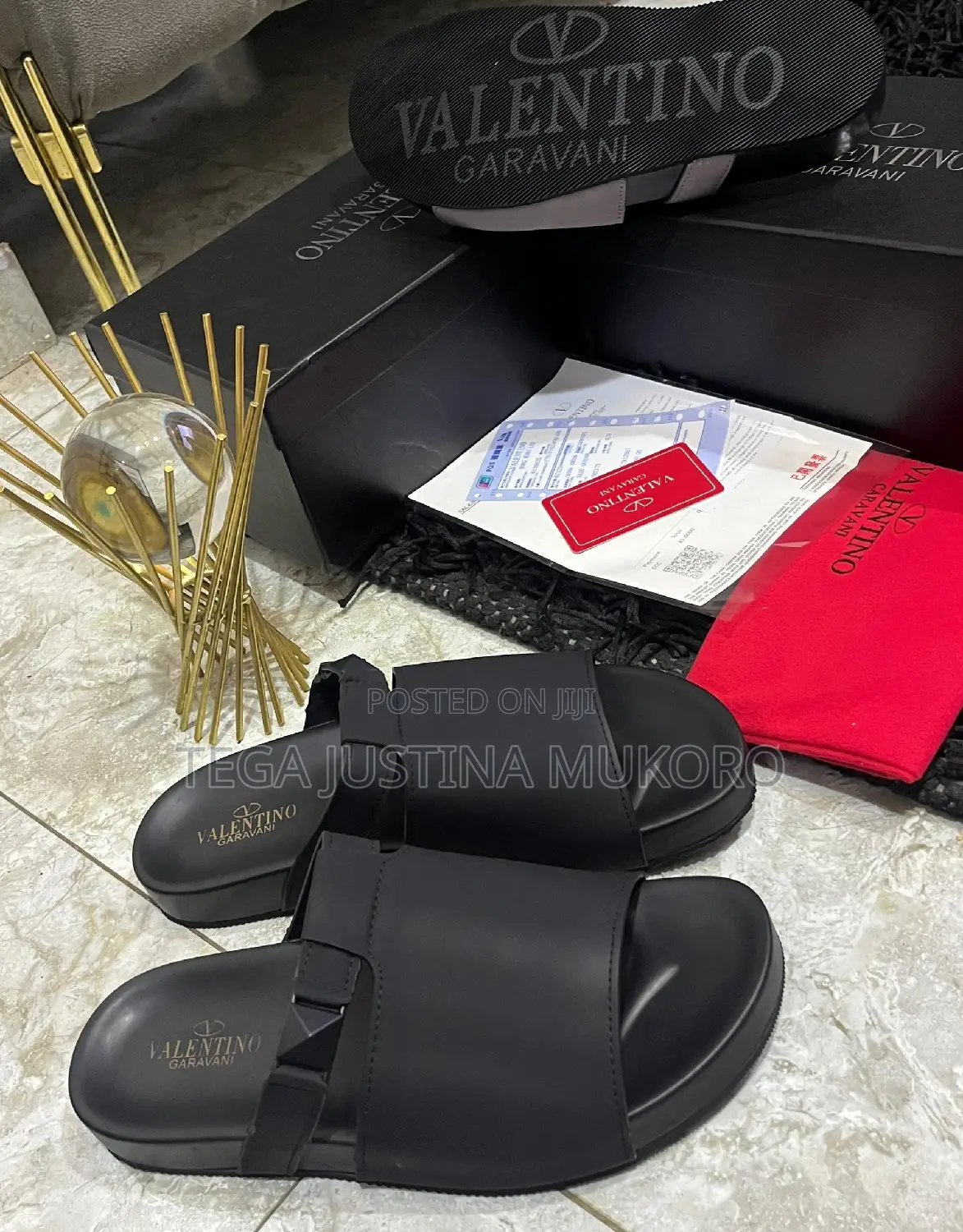 New Design Valentino Garavani Men's Slippers