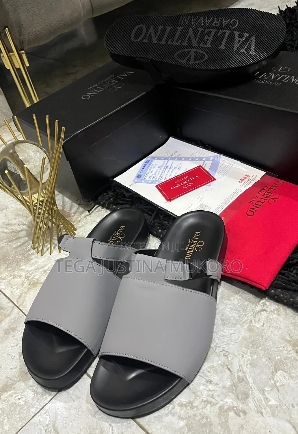 New Design Valentino Garavani Men's Slippers